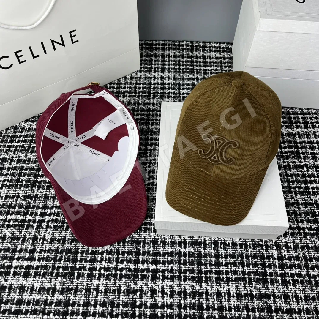 셀린느 코듀로이 캡 119055