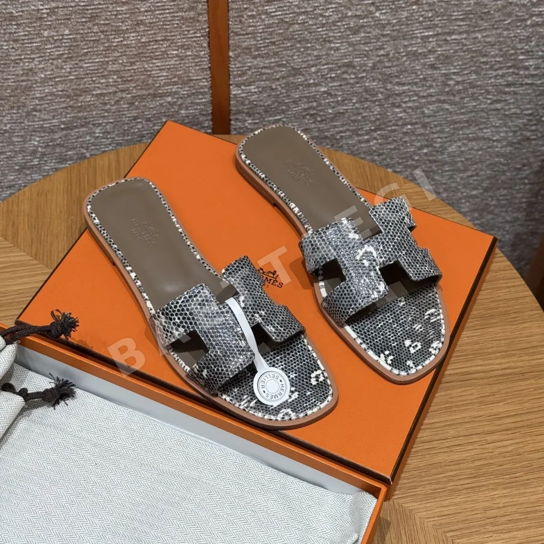 에르메스 오란 도마뱀 가죽 샌들 상세 이미지 7