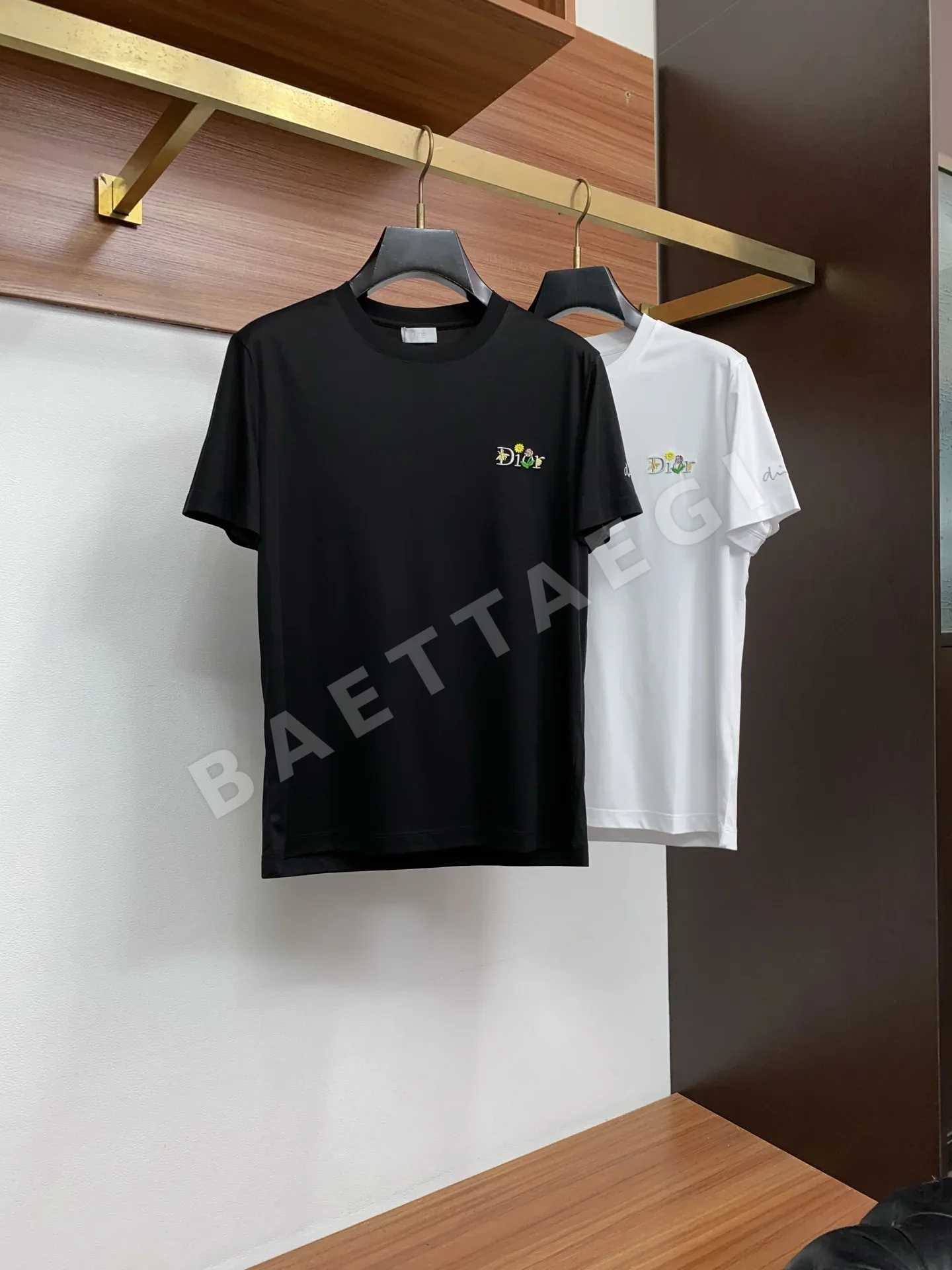 디올 로고 코튼 남성 반팔 티셔츠 상세 이미지 9