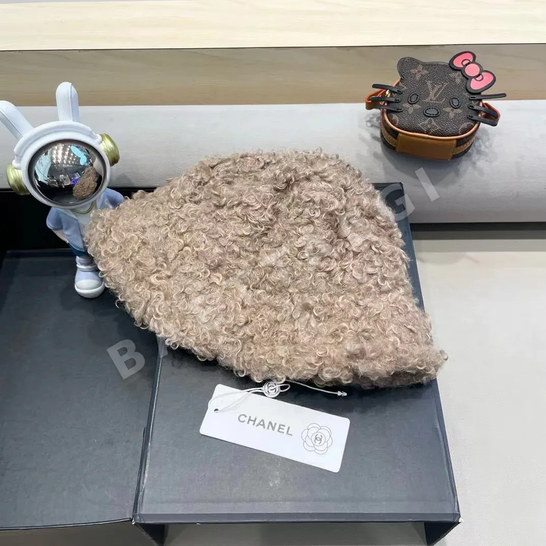 샤넬 램울 무지 버킷햇 모자 상세 이미지 2