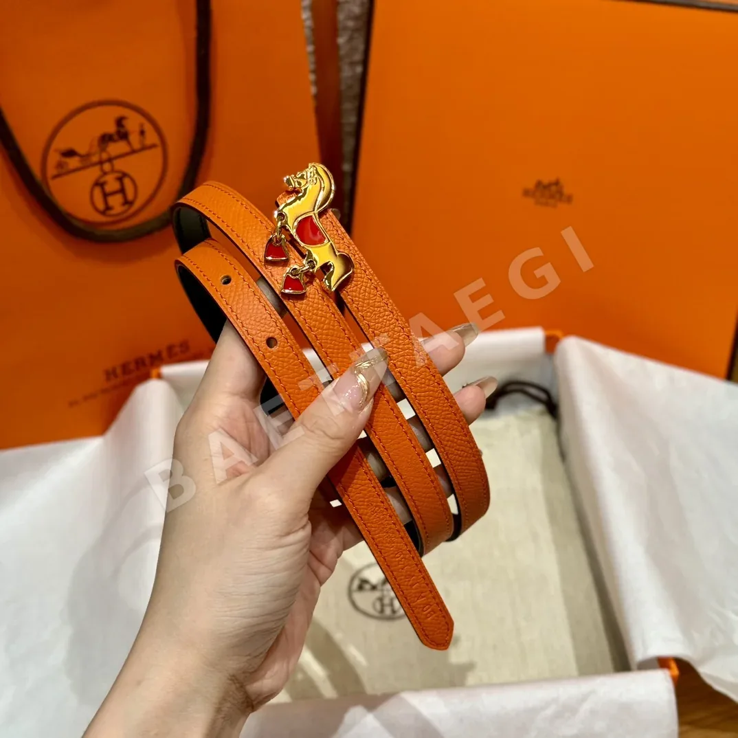 에르메스 그레나인 양면 송아지가죽 벨트 상세 이미지 3