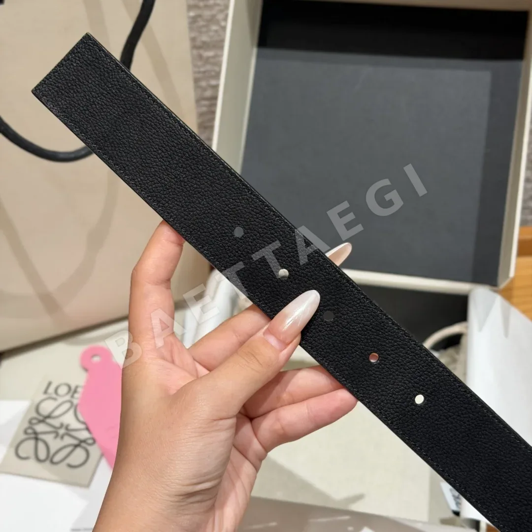 로에베 누벅 카프스킨 벨트 상세 이미지 8