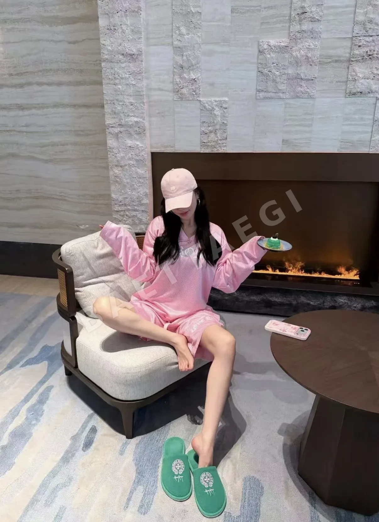 크롬하츠 그린 자수 샌들 상세 이미지 11