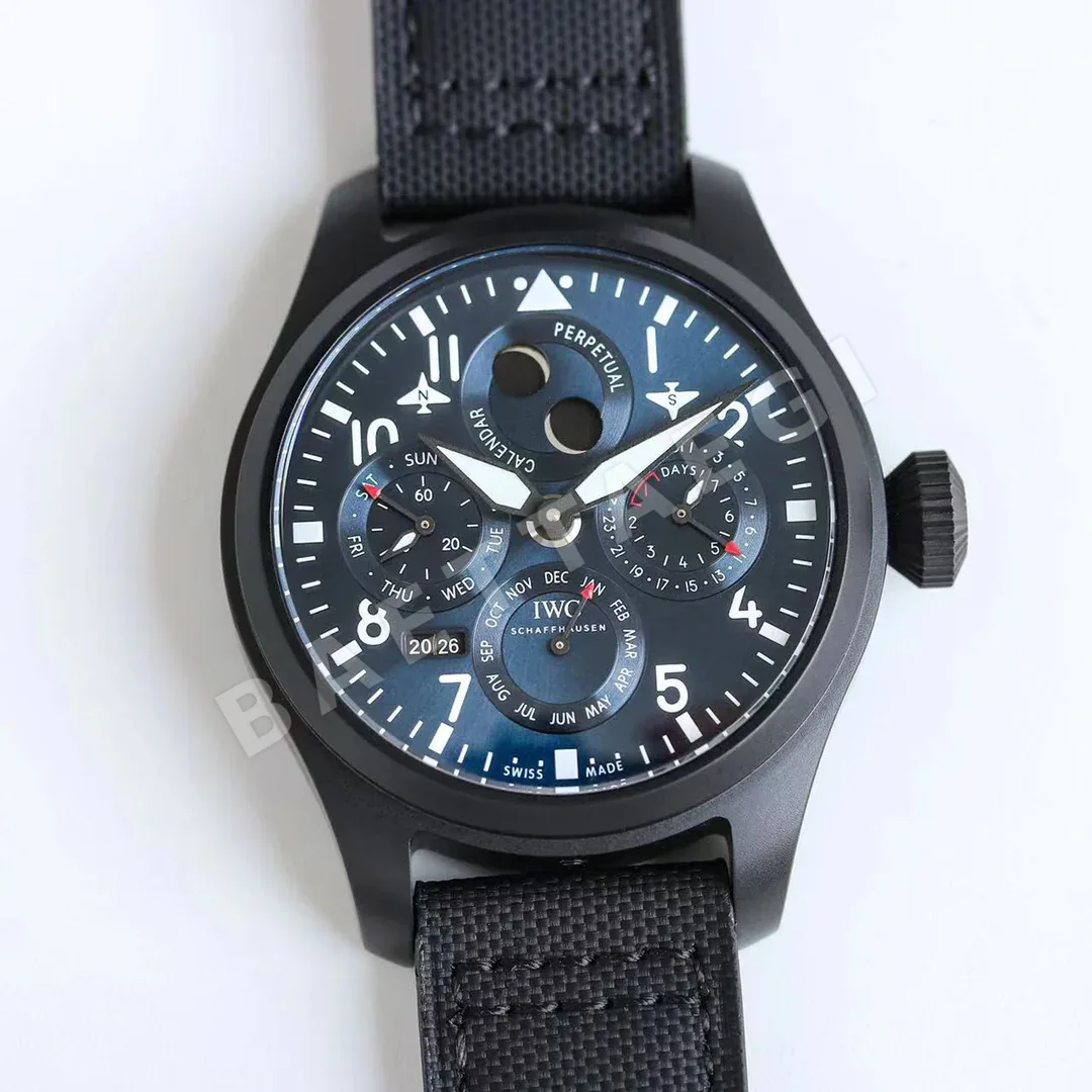 IWC 빅 파일럿 퍼페추얼 캘린더 시계 42507