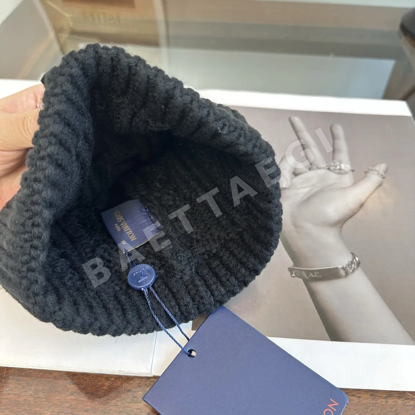 루이비통 니트 비니 모자 상세 이미지 7