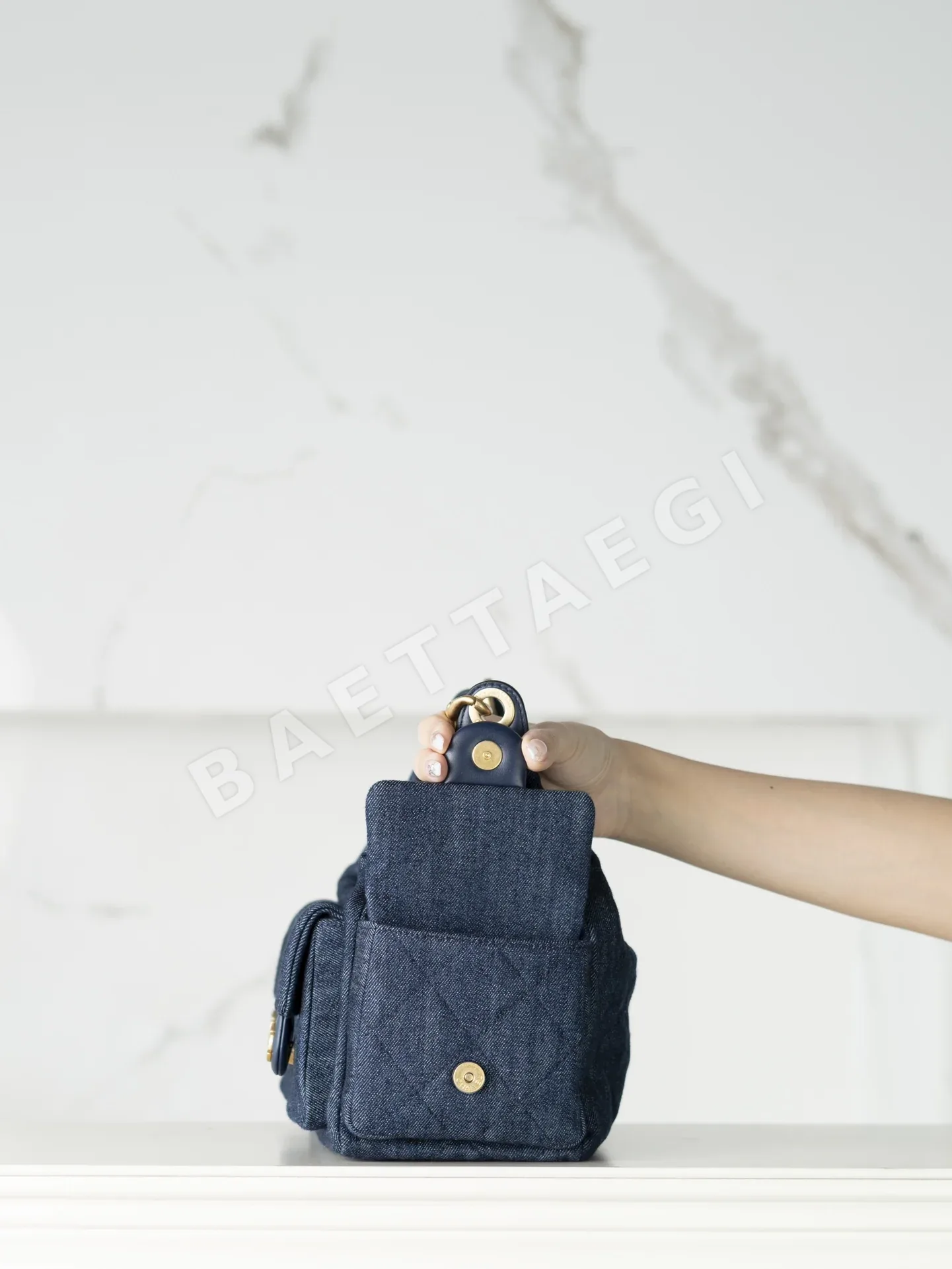 샤넬 25c 데님 호보 가방 상세 이미지 9