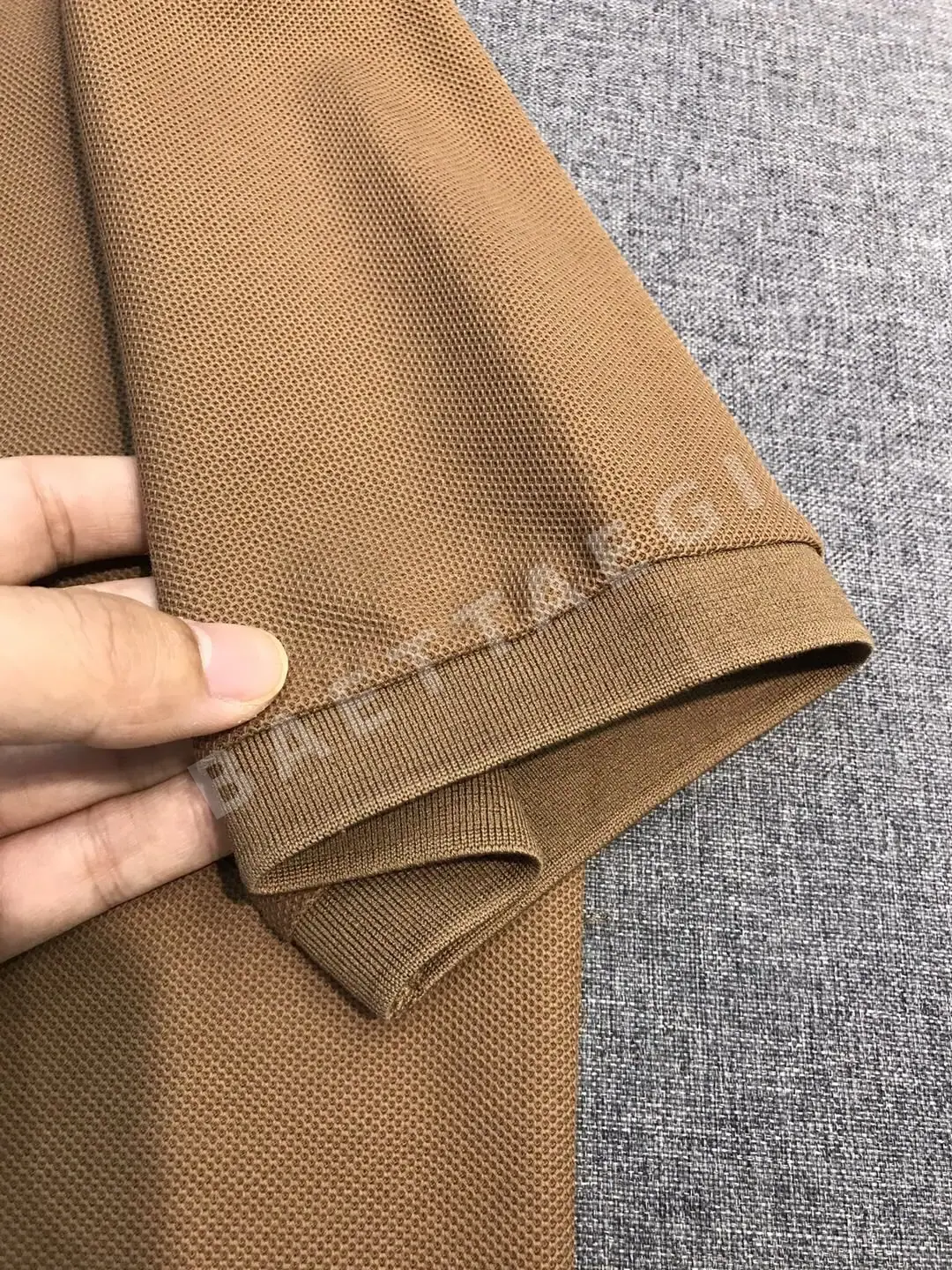버버리 메시 피케 카라 남성 반팔 셔츠 상세 이미지 8
