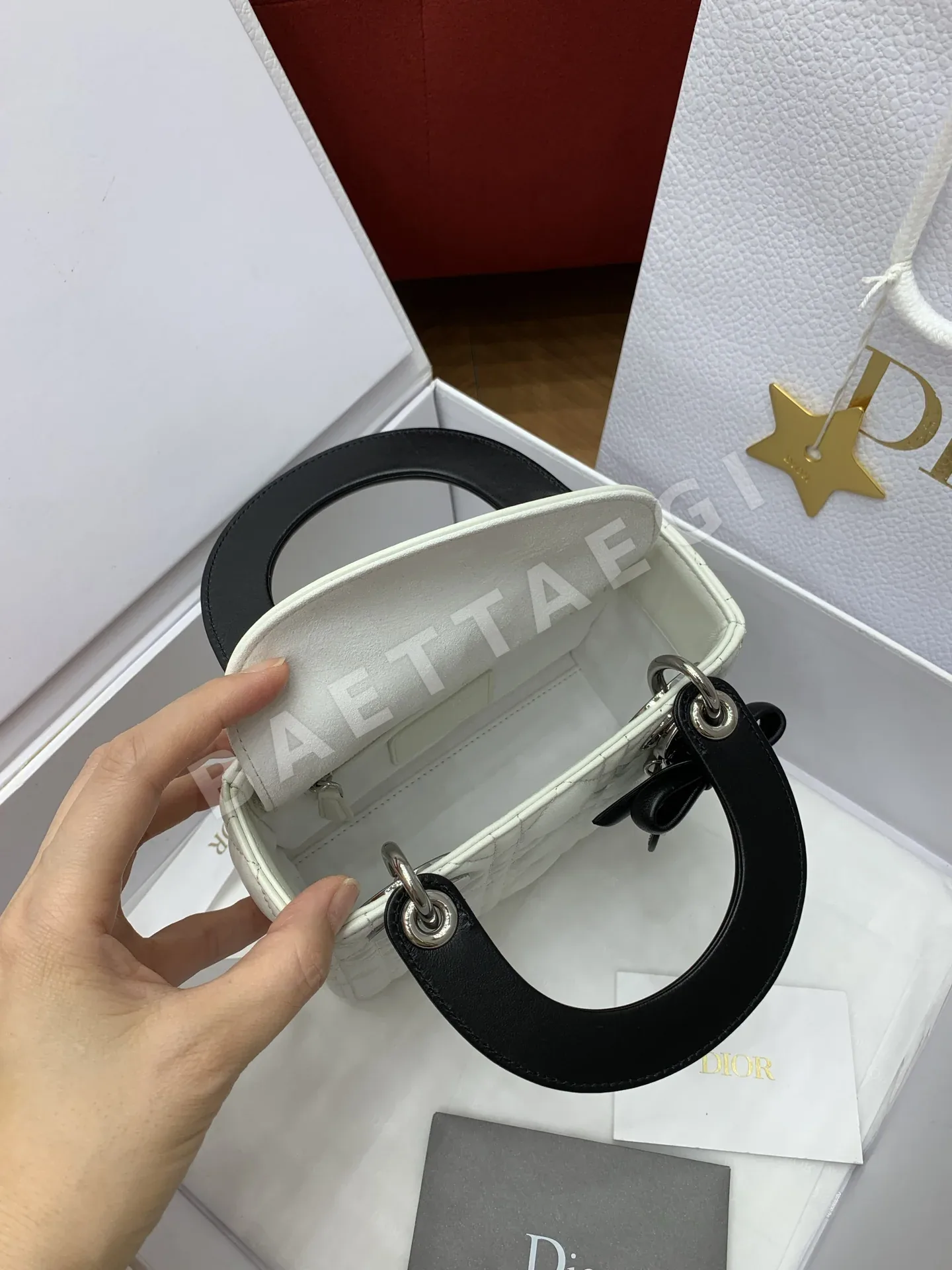 디올 라디 다 미니 보우 램스킨 가방 상세 이미지 7