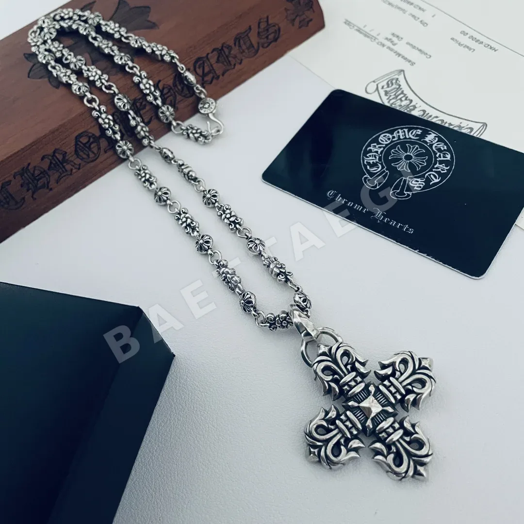 크롬하츠 클래식 레트로 플레임 펜던트 목걸이 상세 이미지 8