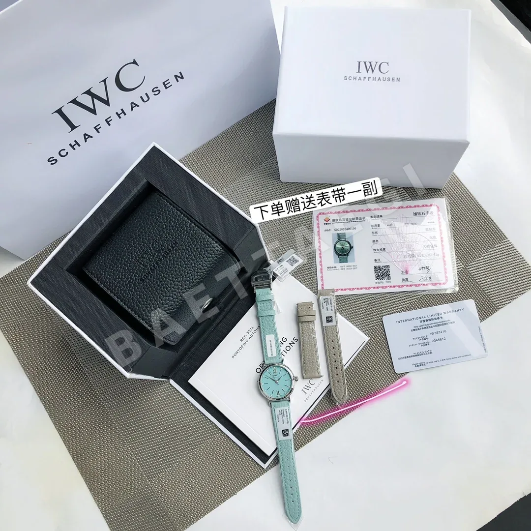 IWC 포트피노 라이트블루 다이얼 여성 시계 42486