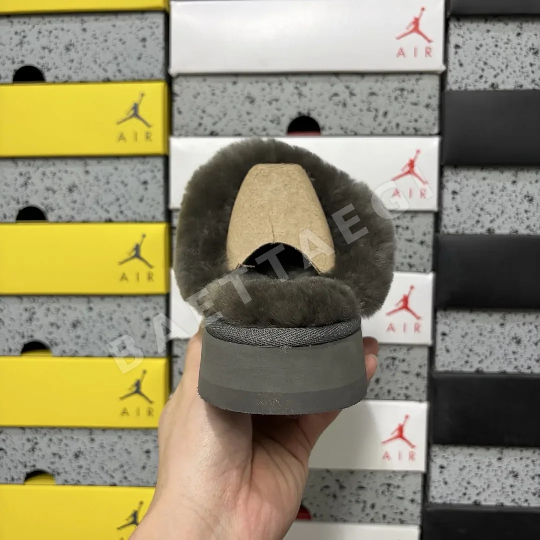 어그 [TOP] 그레이 208920 UGG Disquette Slipper Charcoal 3cm -2550 상세 이미지 4