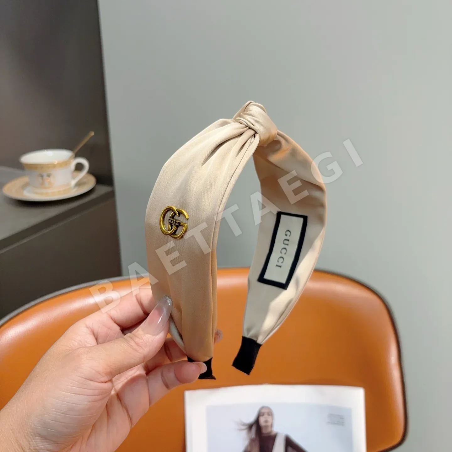 구찌 클래식 와이드 헤드밴드 헤어악세 상세 이미지 3