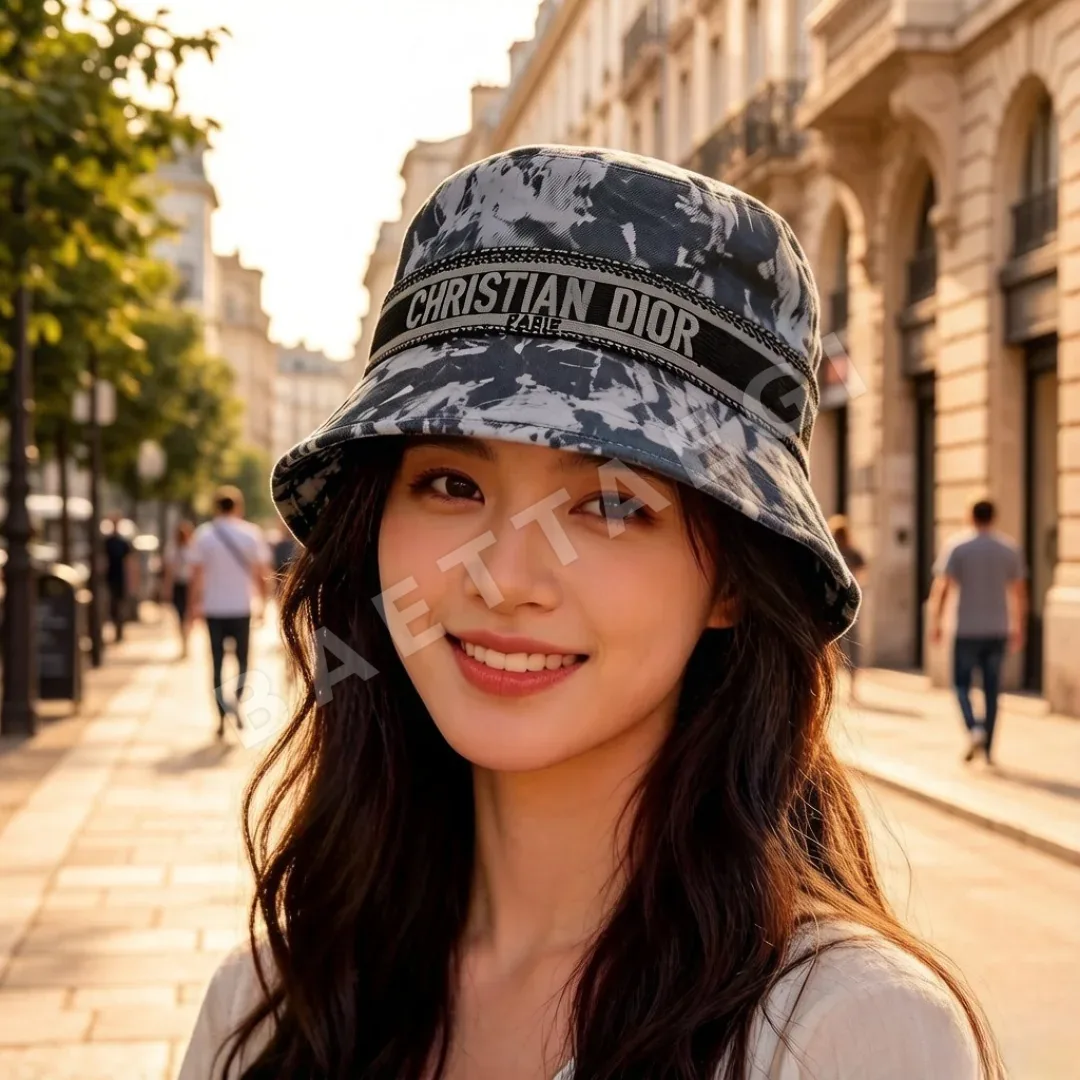 디올 미니멀 버킷 햇 모자 119901
