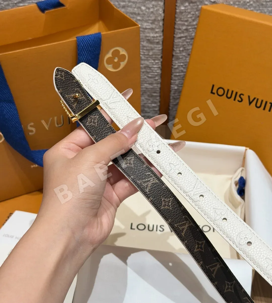 루이비통 코르델리아 20mm 리버시블 벨트 상세 이미지 9