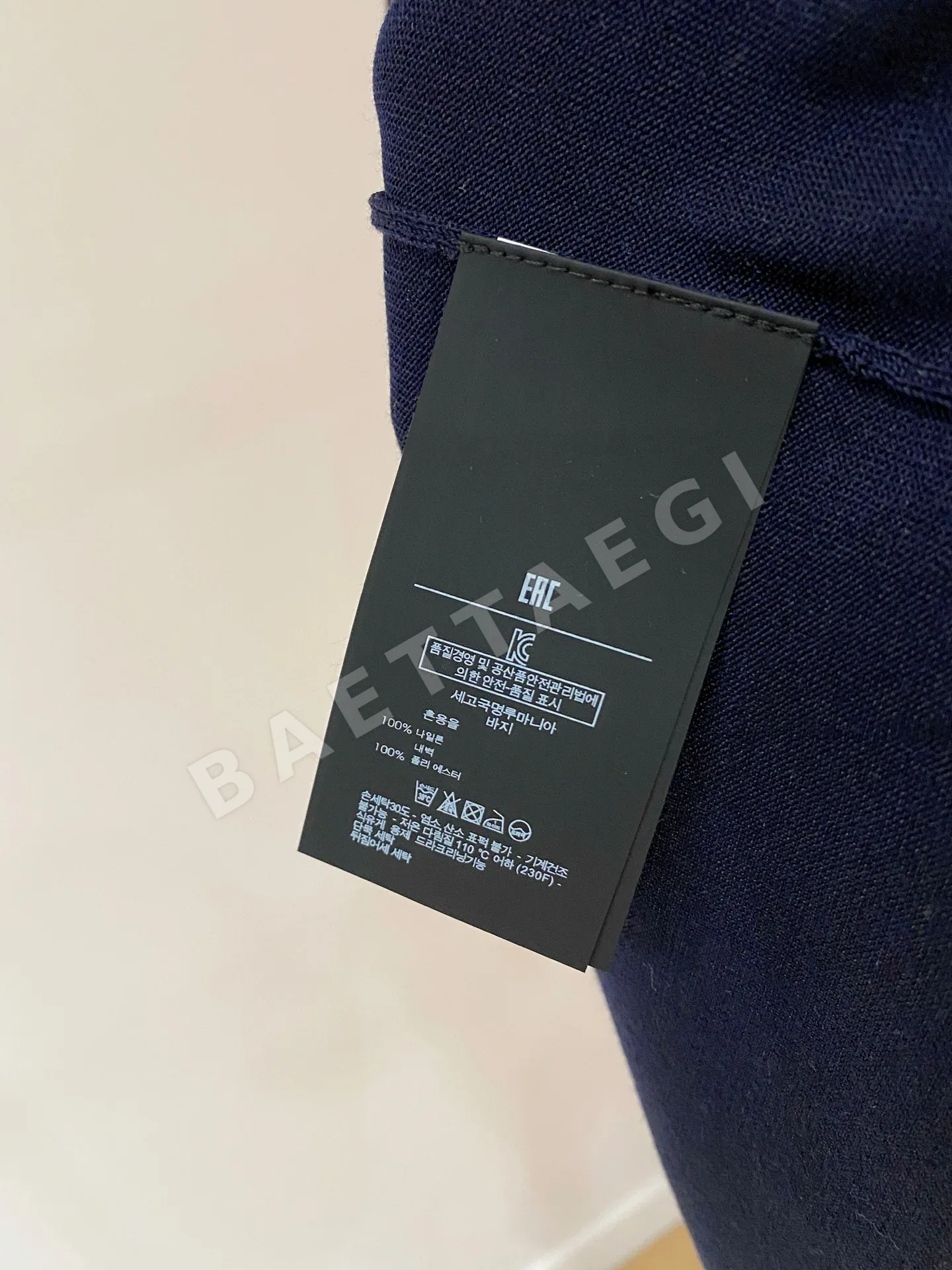 제냐 남성 아세테이트 텐셀 실크 혼방 반팔 티셔츠 상세 이미지 8