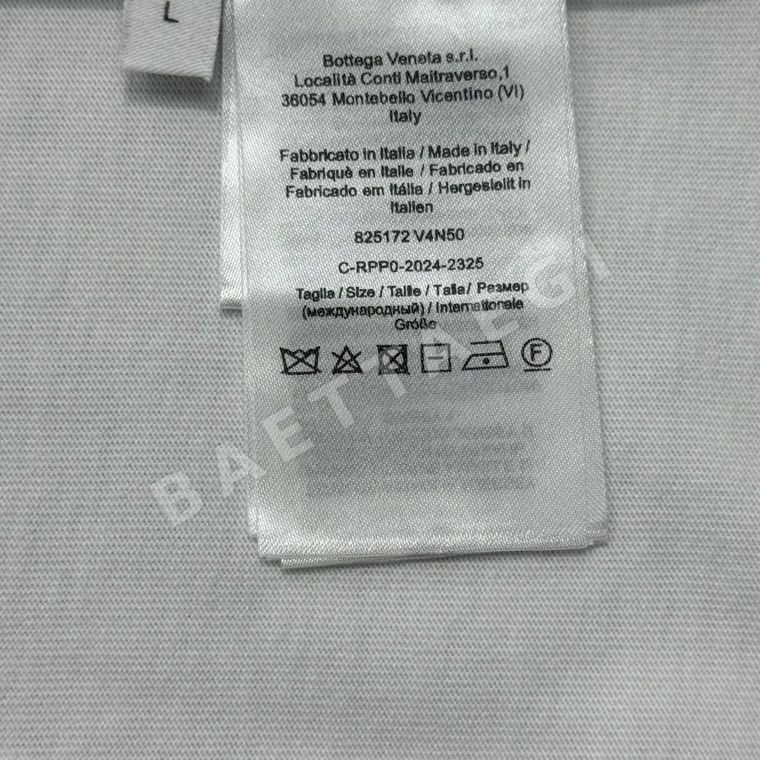 보테가베네타 피마 코튼 인트레차토 반팔 티셔츠 상세 이미지 9