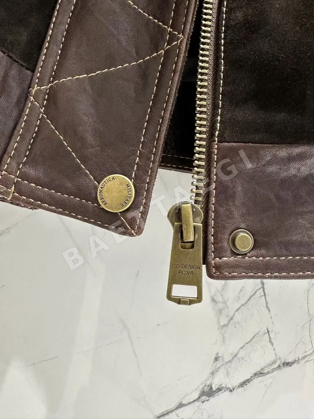로로피아나 시프스킨 스웨이드 카라 자켓 상세 이미지 7