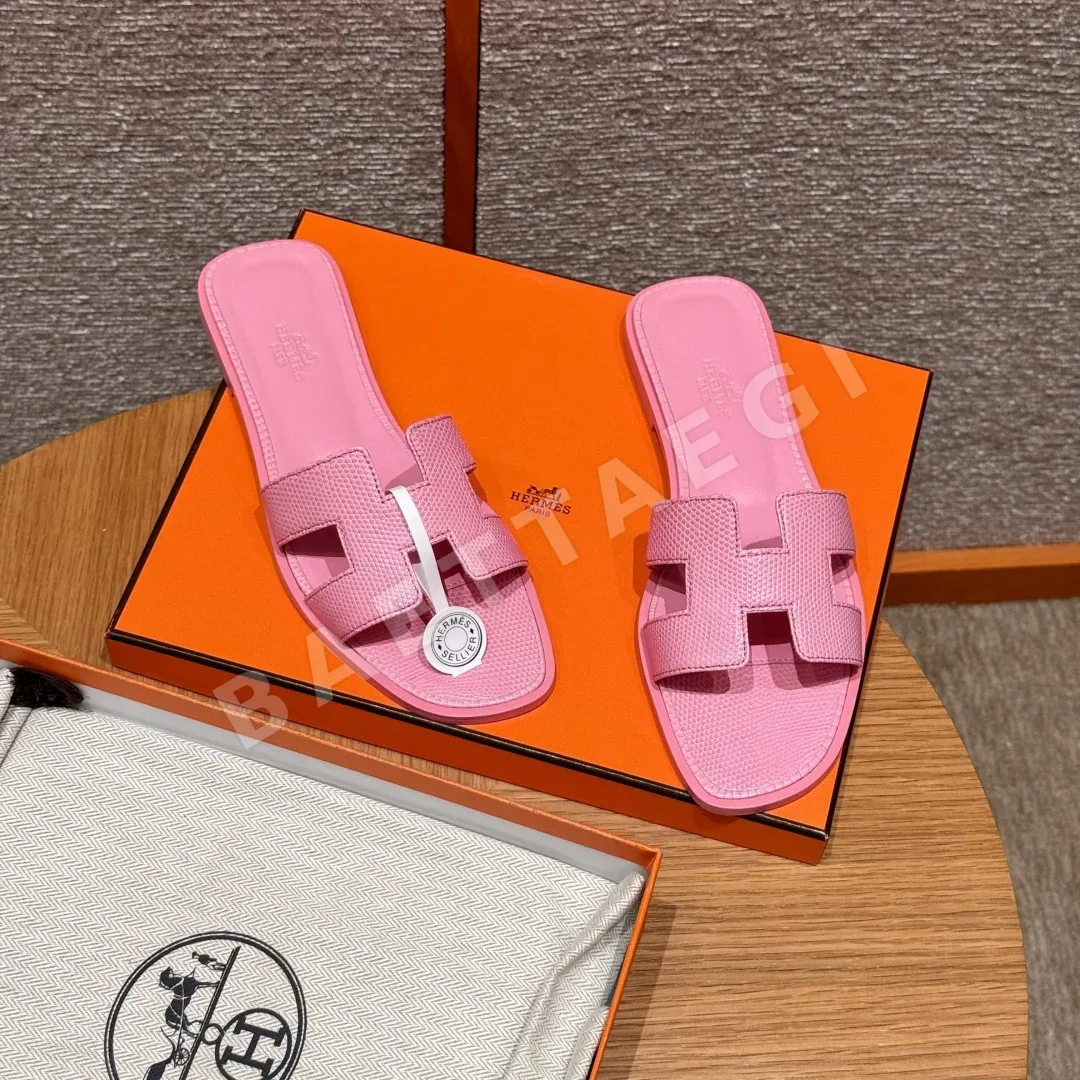 에르메스 오란 도마뱀 가죽 샌들 상세 이미지 3