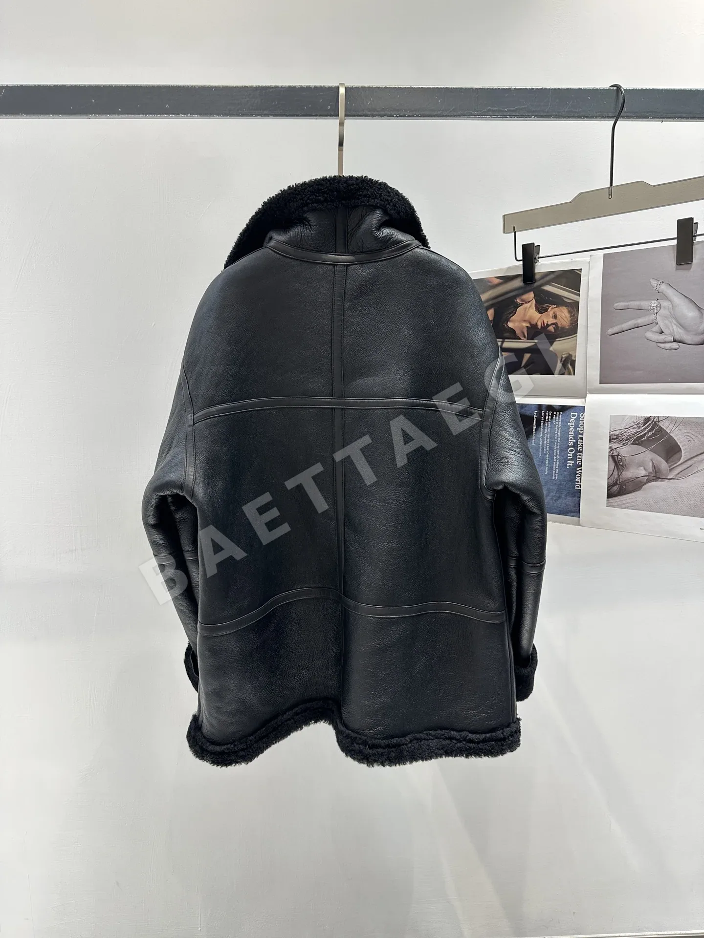 토템 여성 울 퍼 자켓 상세 이미지 8