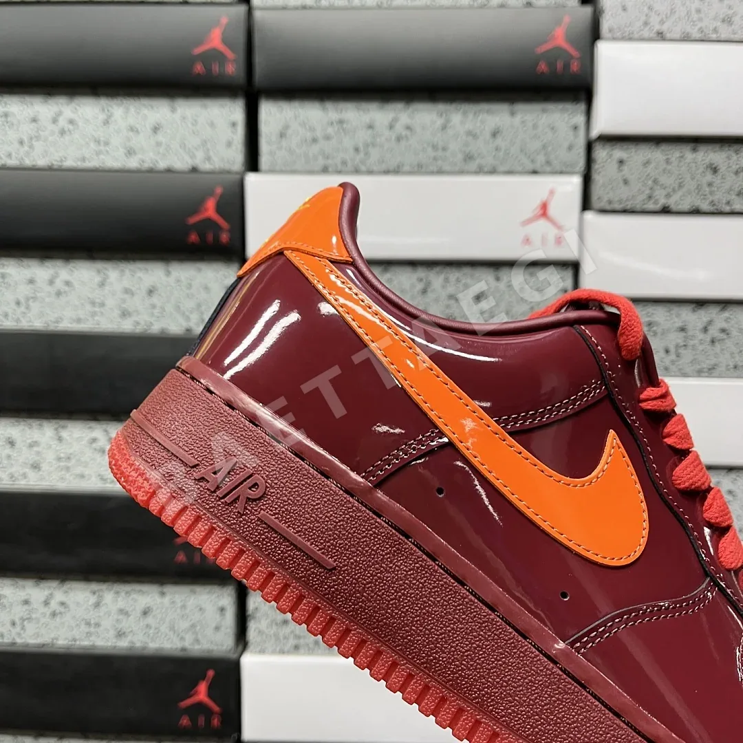나이키 [GX] 에어 포스 1 로우 IO4489-601 202029 Nike Air Force 1 Low Patent Leather Dark 상세 이미지 2