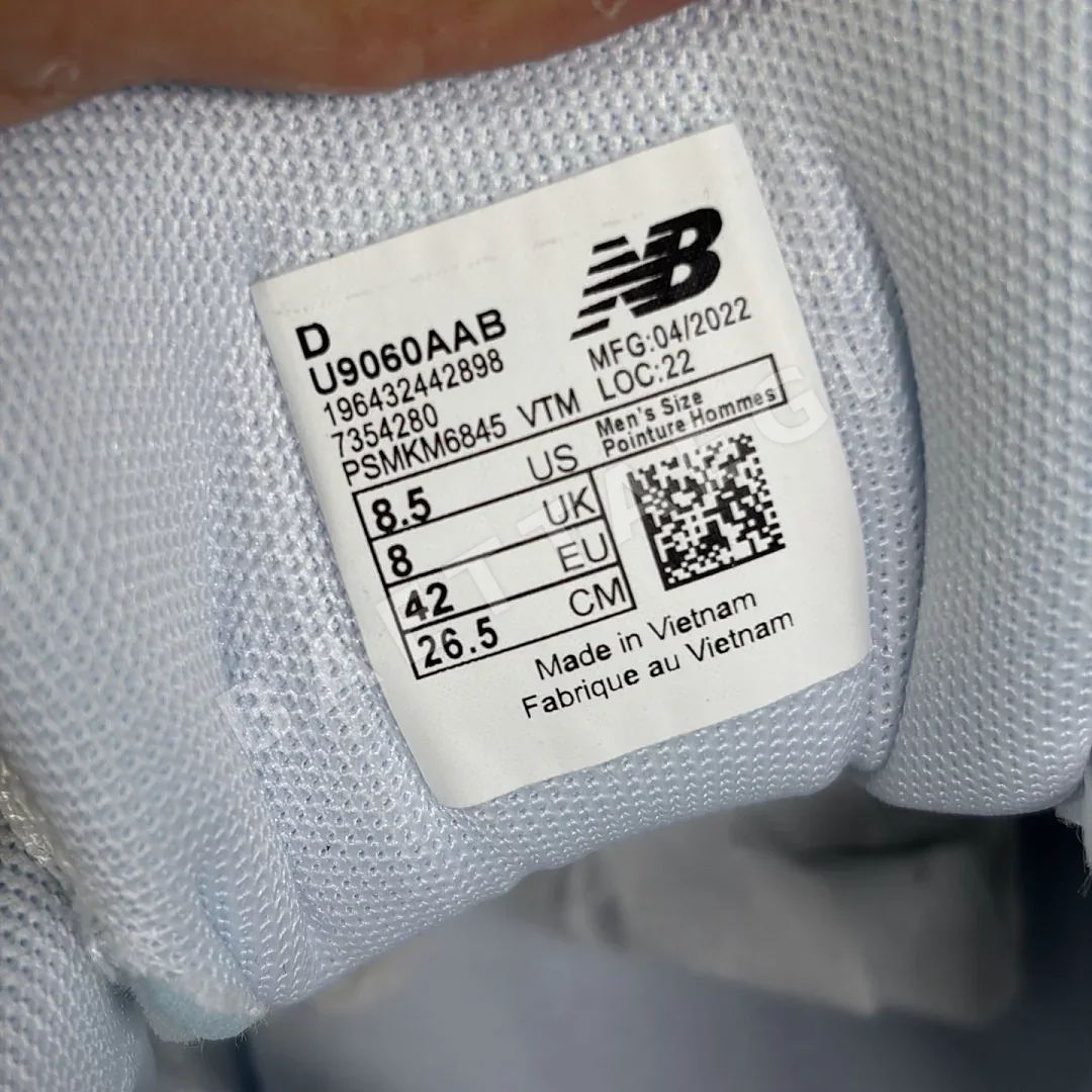뉴발란스 [C] 9060 화이트 블랙 U9060AAB 202101 New Balance 9060 상세 이미지 7