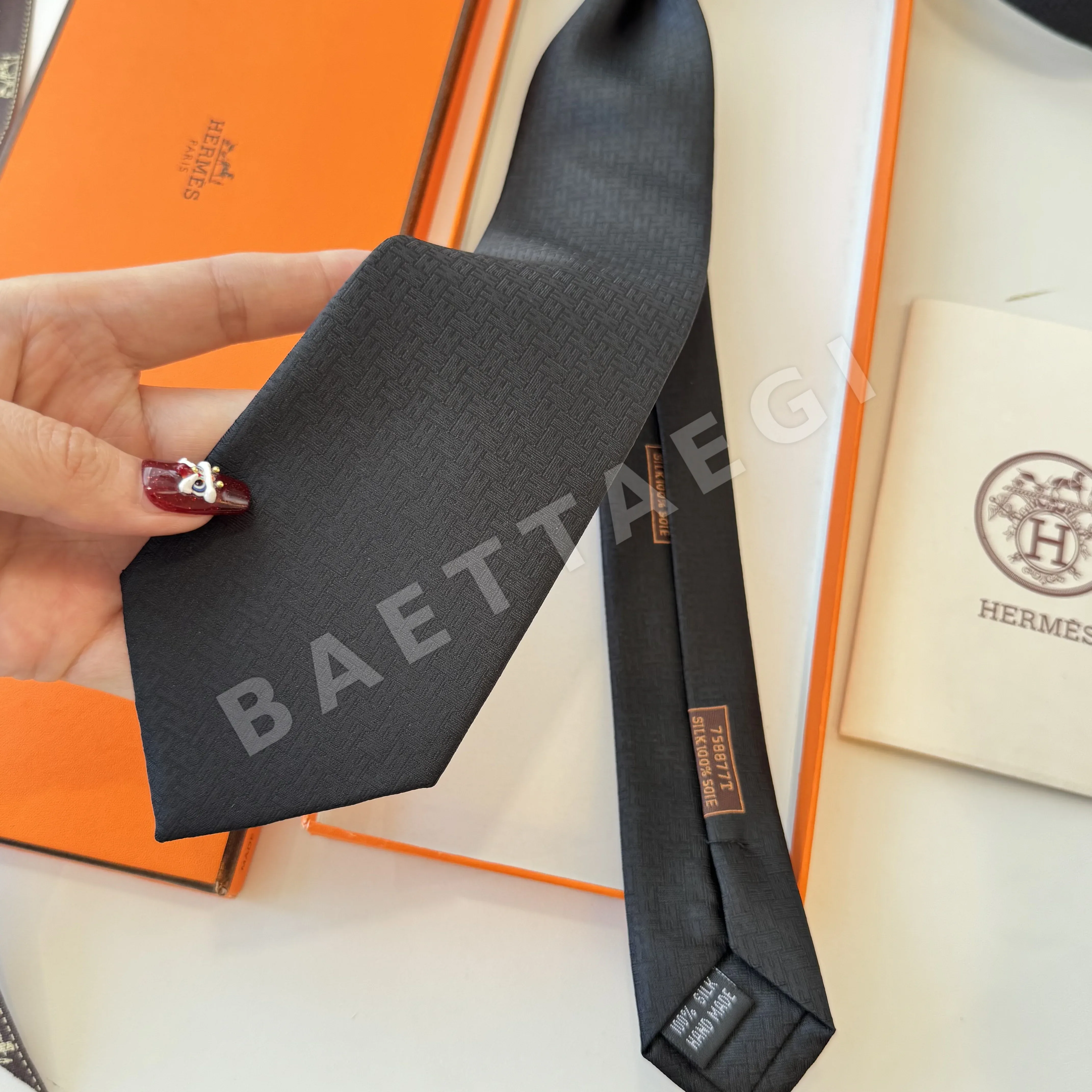 에르메스 넥타이 86809 Hermes Tie 상세 이미지 14
