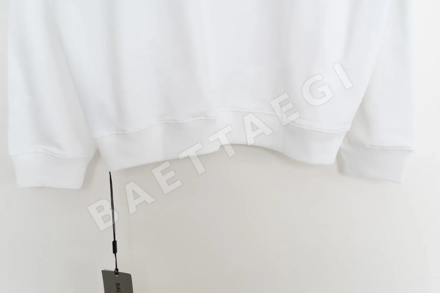 발렌시아가 BALENCIA 로고 프린트 후드 남성용 상세 이미지 9