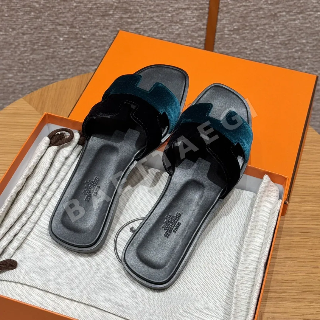 에르메스 오란 스웨이드 슬리퍼 상세 이미지 3