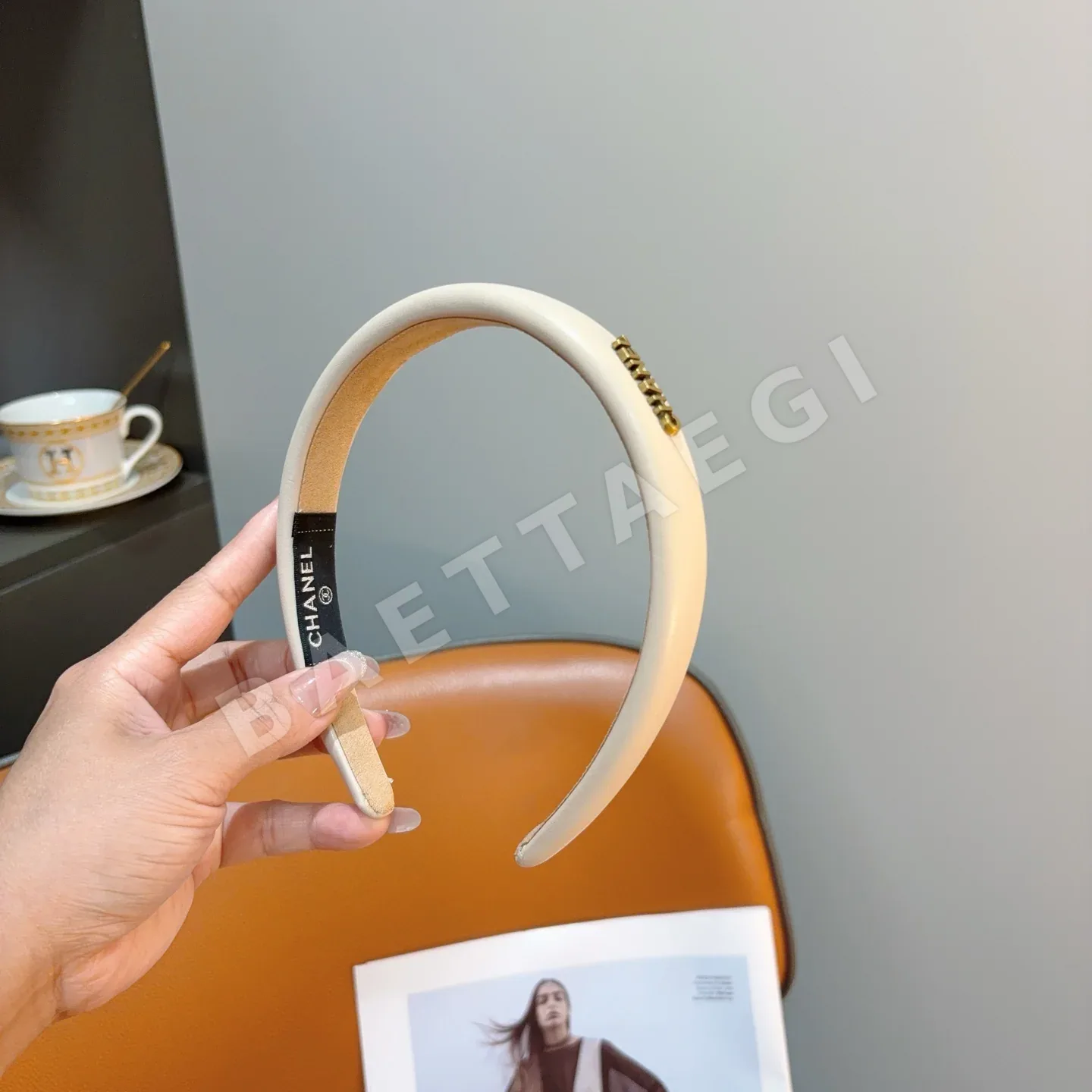 샤넬 램스킨 헤어밴드 상세 이미지 3