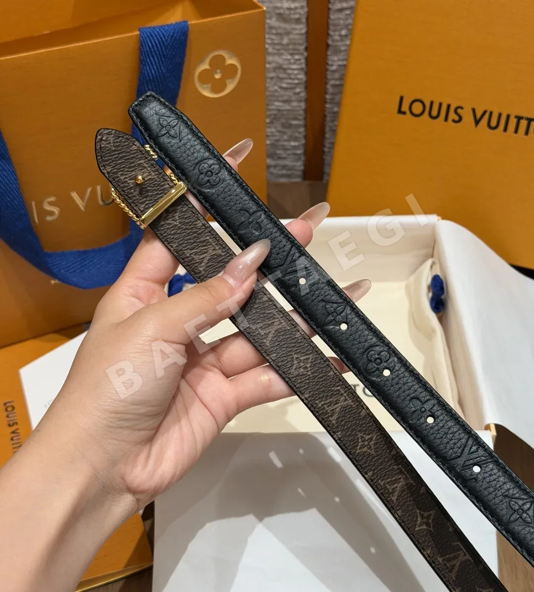루이비통 코르델리아 20mm 리버시블 벨트 상세 이미지 9