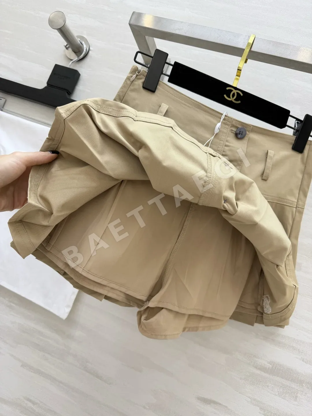 샤넬 플리츠 미디 스커트 상세 이미지 6