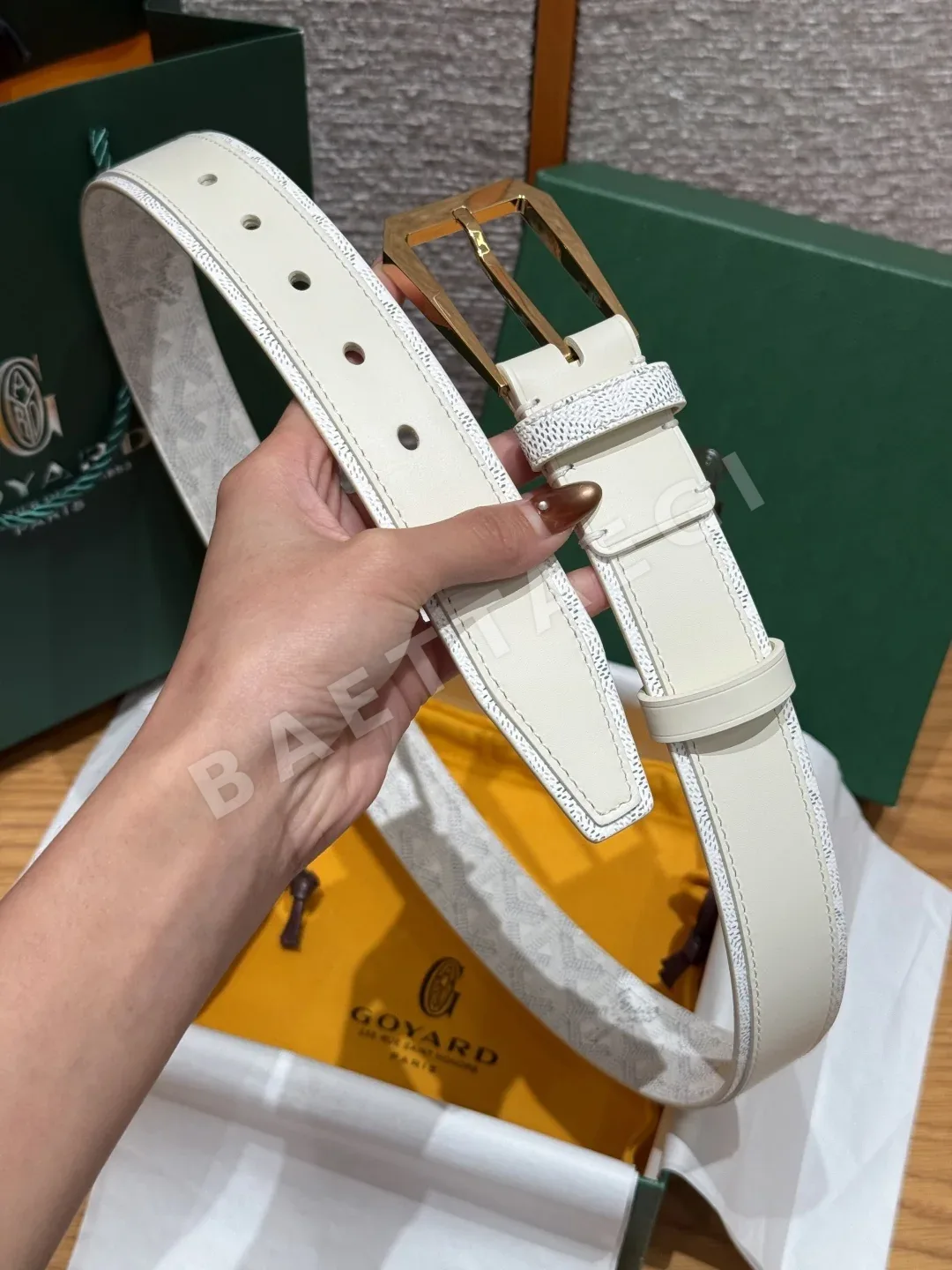 고야드 플로리다 롤러 버클 벨트 상세 이미지 4