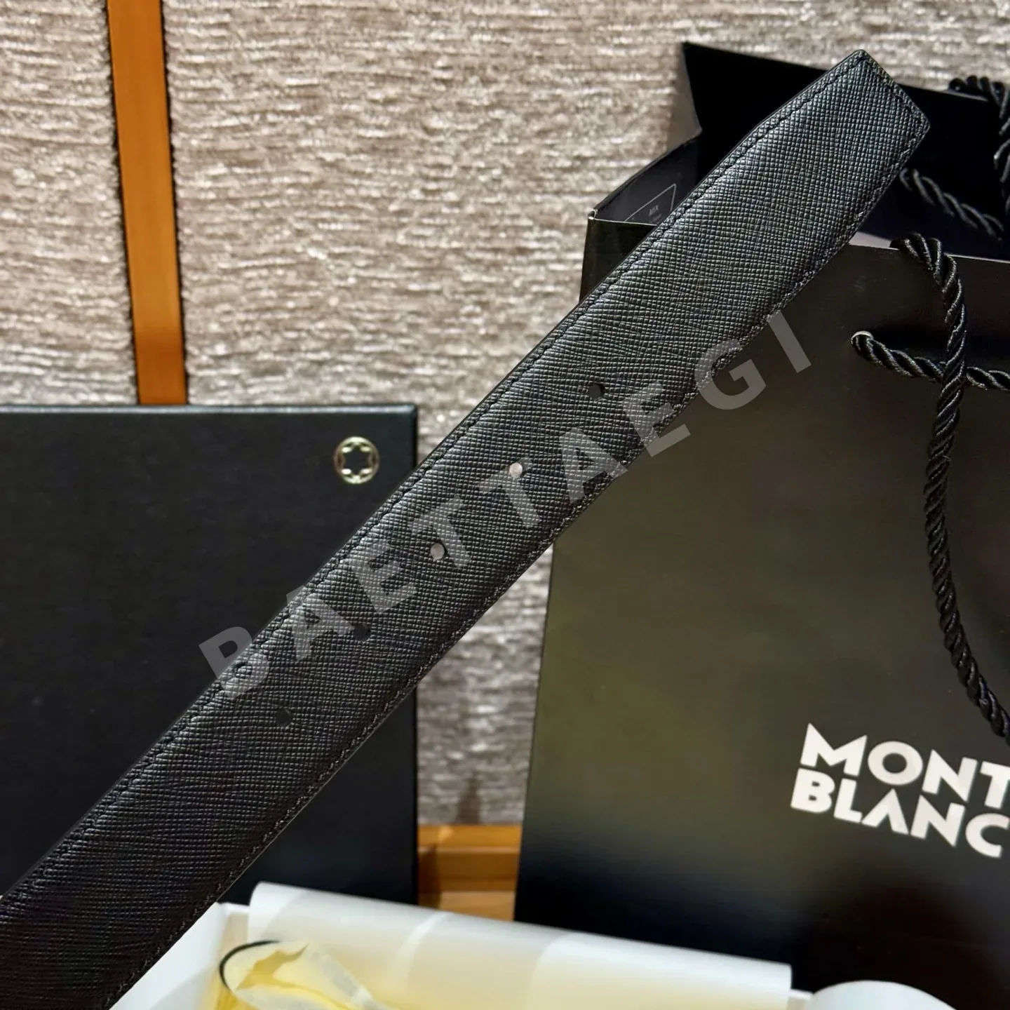몽블랑 남성 가죽 벨트 상세 이미지 9