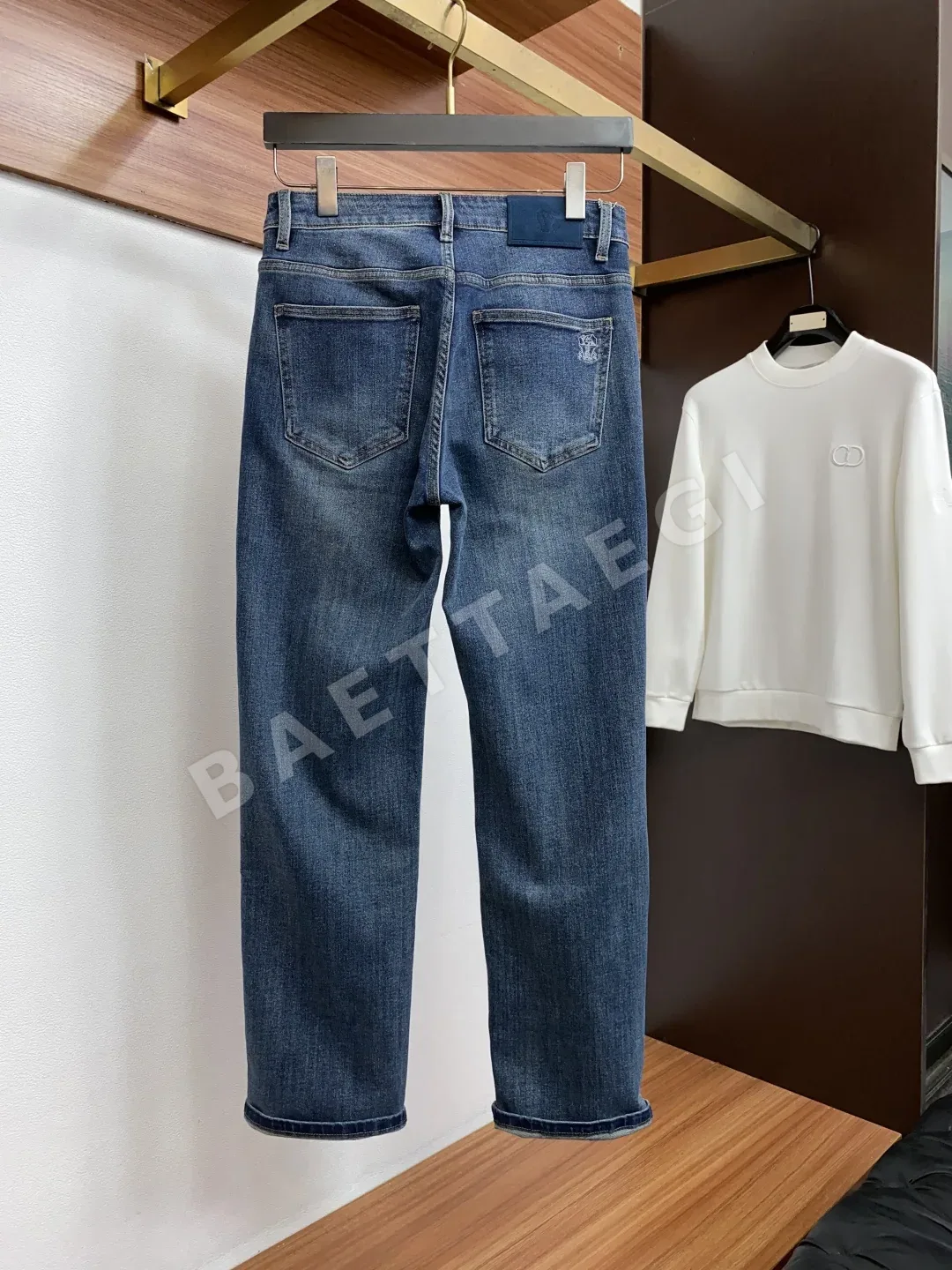 브루넬로쿠치넬리 남성 슬림핏 데님 바지 상세 이미지 8