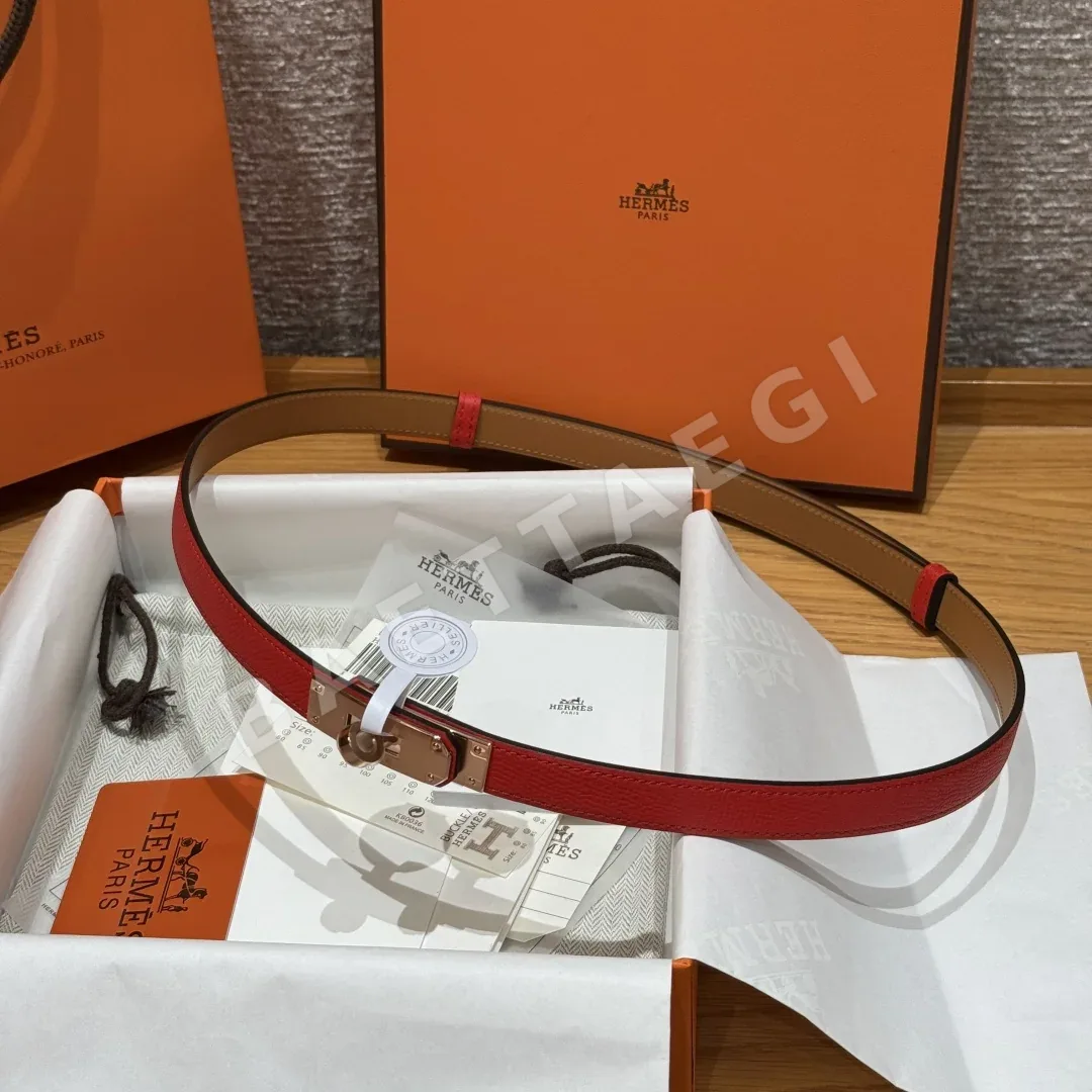 에르메스 팔라듐 버클 헌터 가죽 벨트 상세 이미지 4
