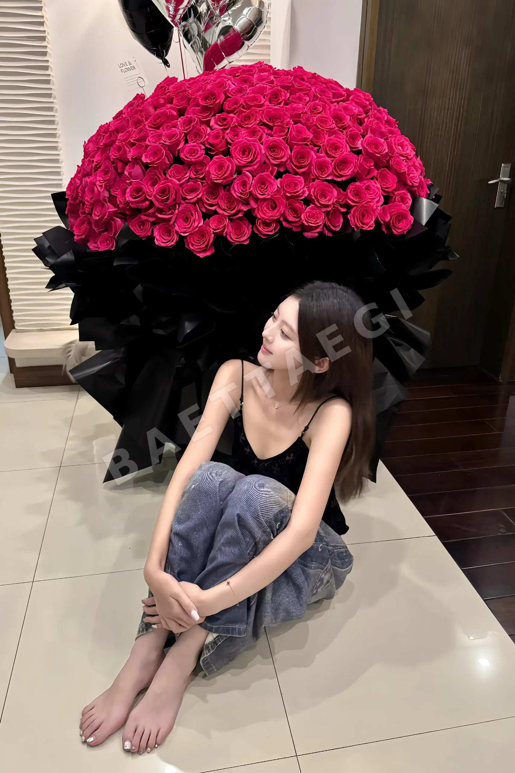 크롬하츠 여성 벨벳 캐미솔 반팔 상세 이미지 12