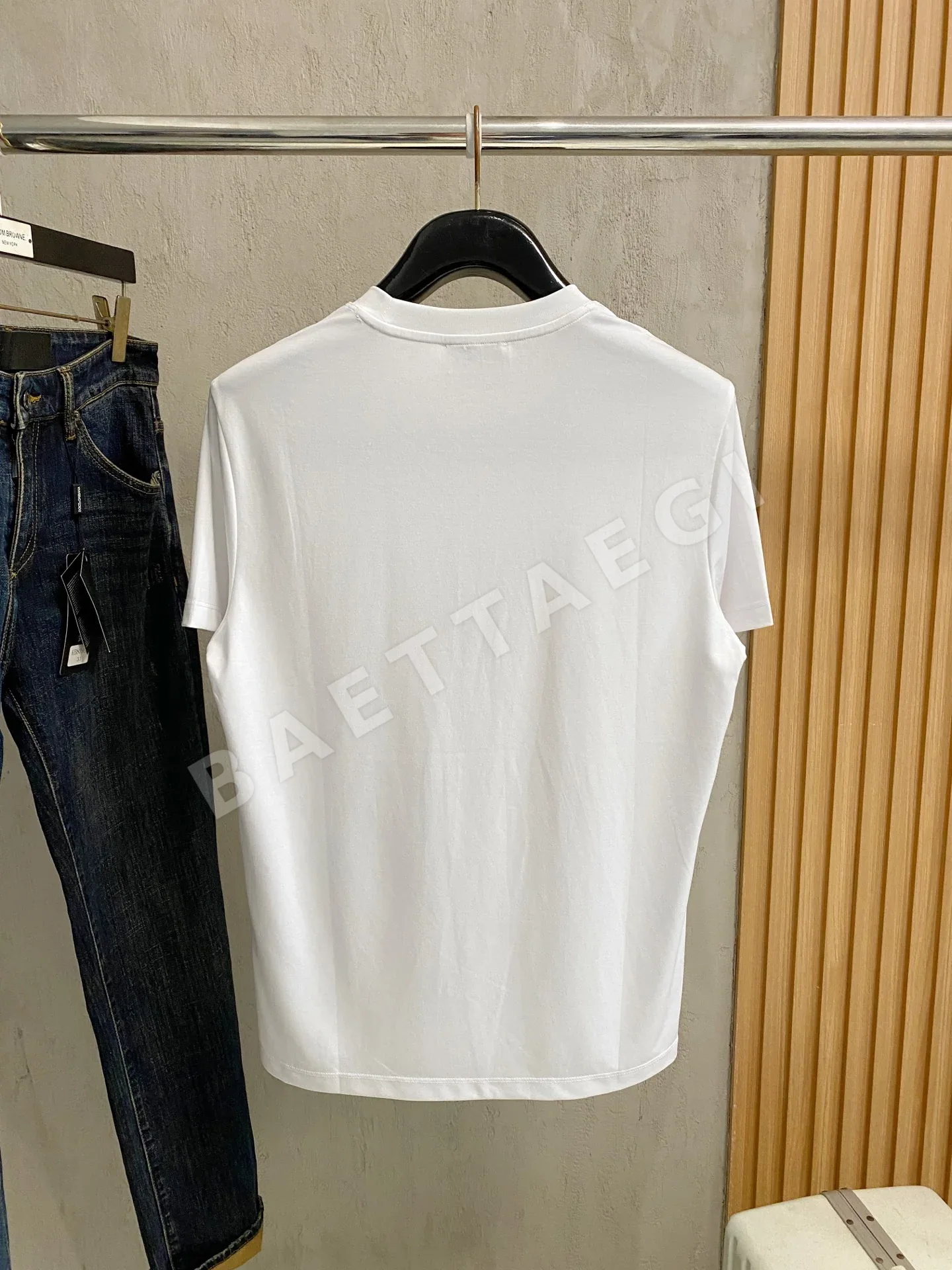에르메스 크루넥 코튼 반팔 티셔츠 상세 이미지 9