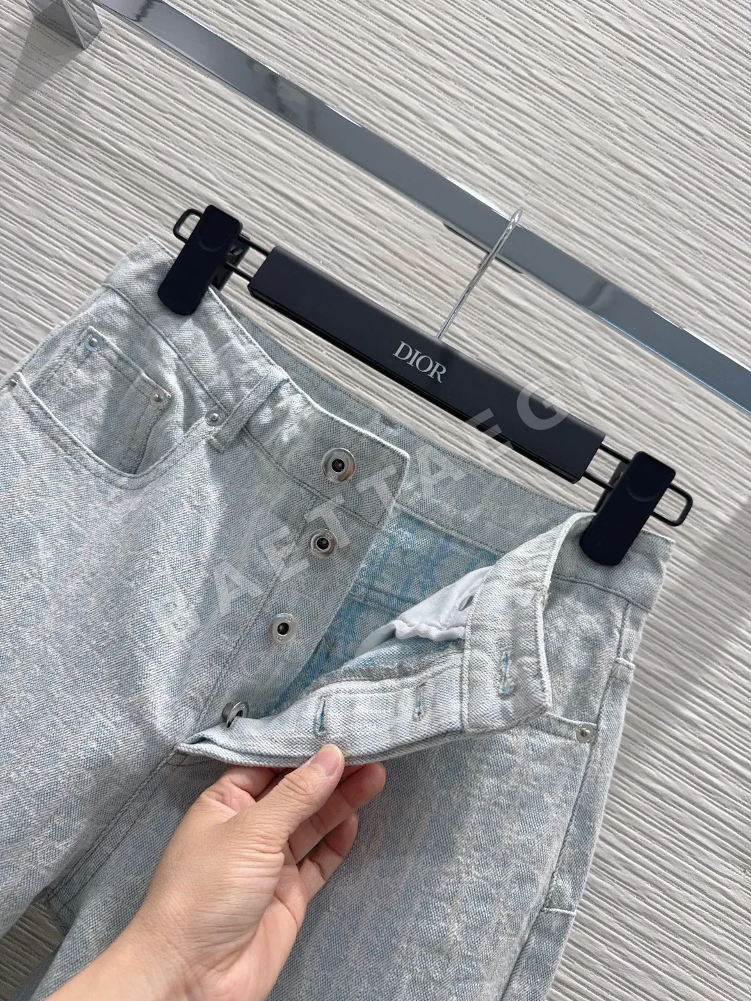 디올 여성 3D 테일러링 바지 상세 이미지 5