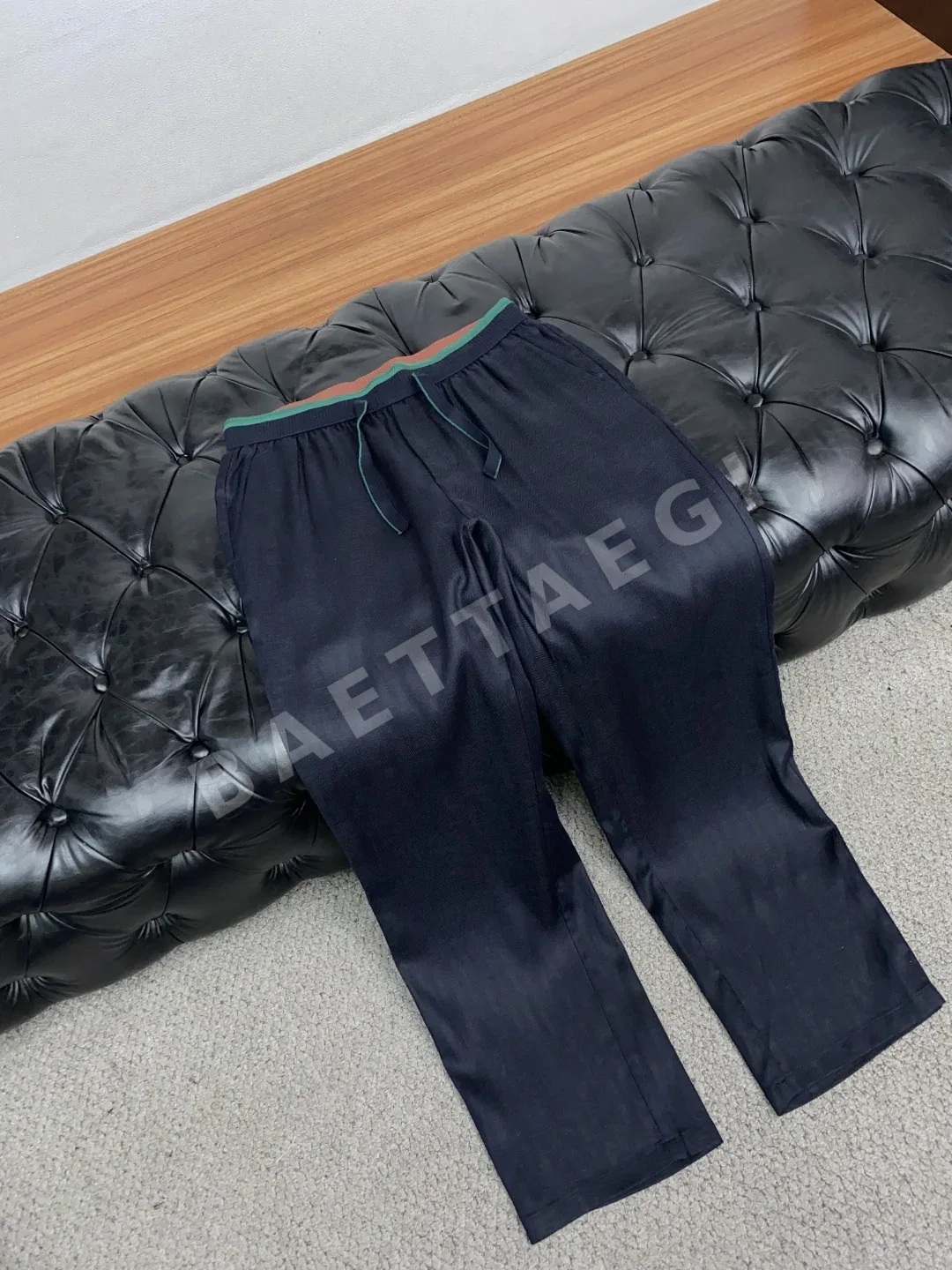 로로피아나 남성 린넨 스트레이트 바지 상세 이미지 6