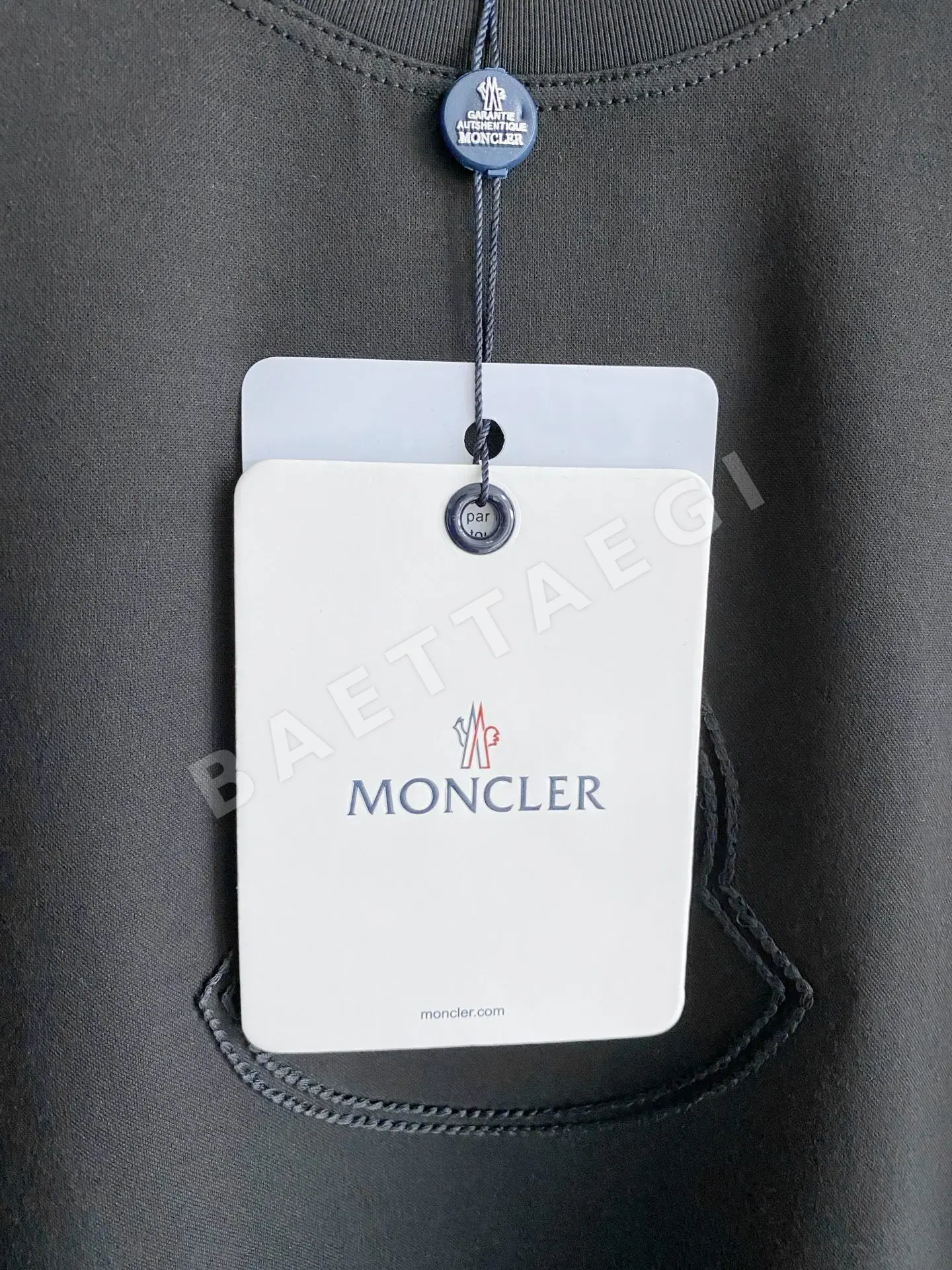 몽클레르 여성 크루넥 반팔 티셔츠 상세 이미지 5