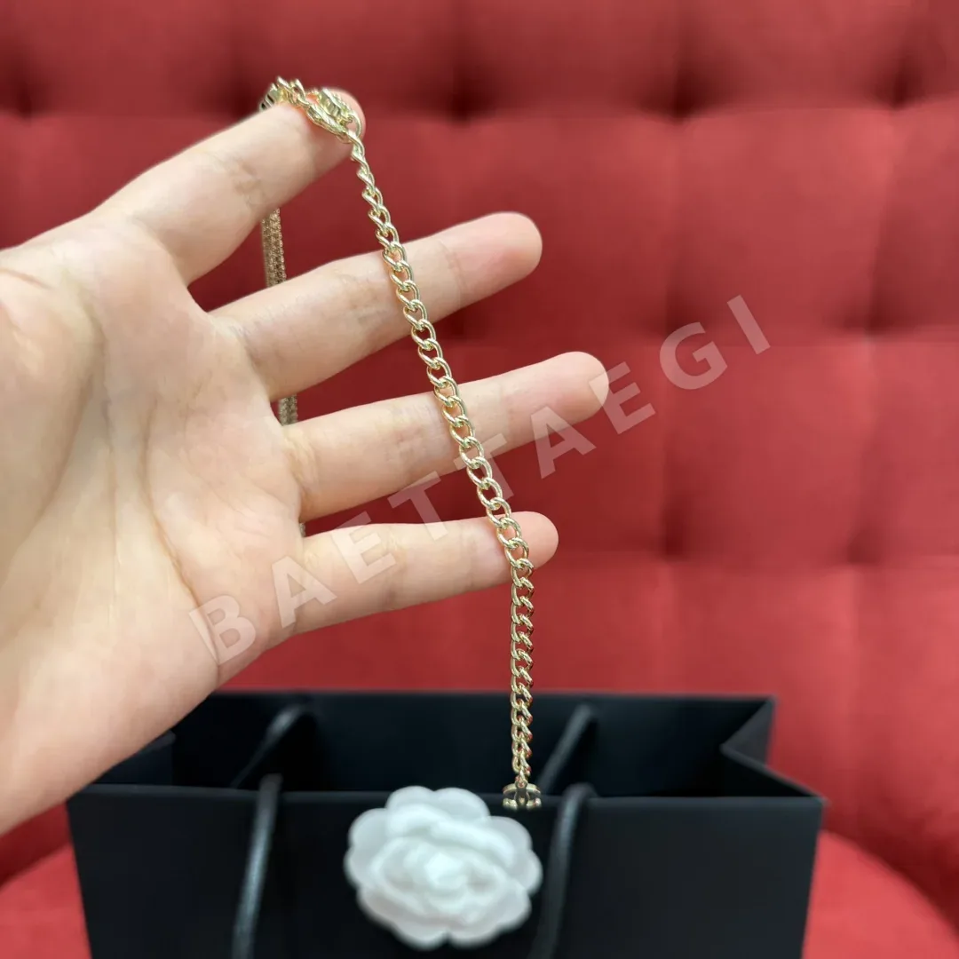 샤넬 스네이크본 체인 5 플라워 목걸이 상세 이미지 8