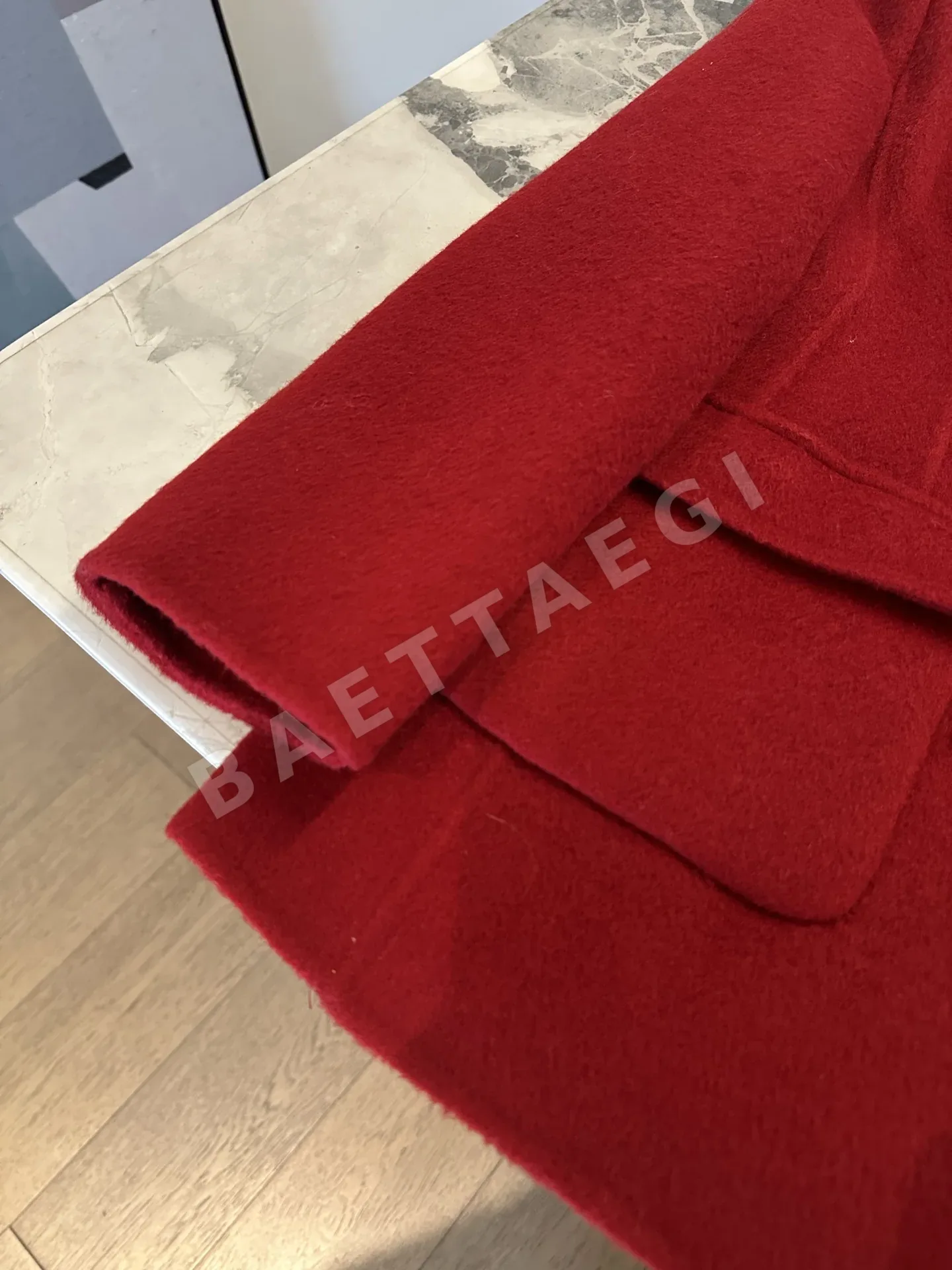 샤넬 울 더블 브레스트 여성 자켓 상세 이미지 4