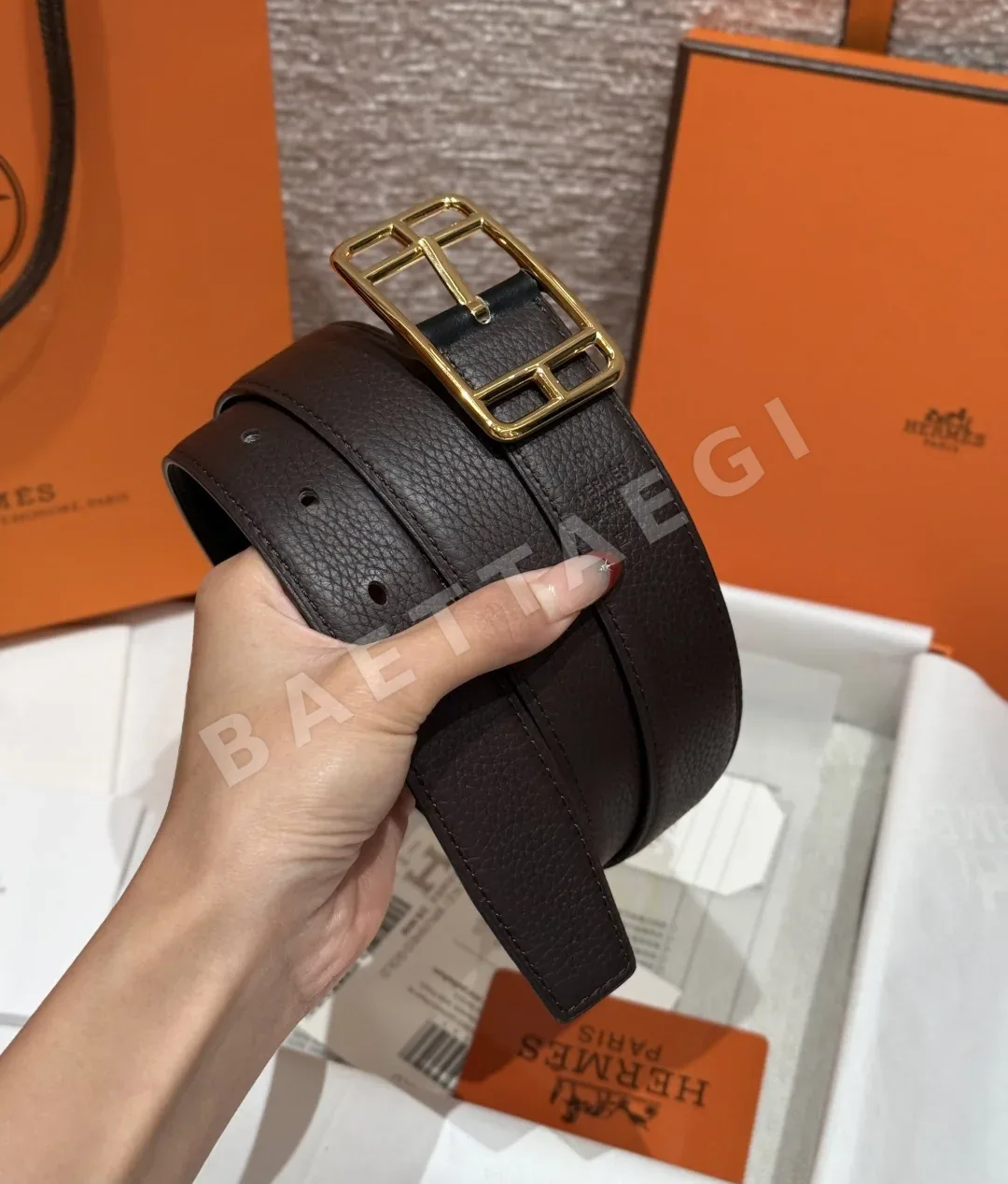 에르메스 케이프 코드 32 리버시블 벨트 상세 이미지 2