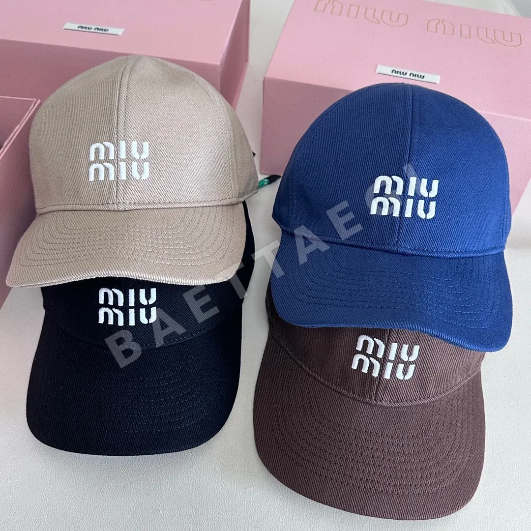 미우미우 자수 로고 드로스트링 베이스볼 모자 상세 이미지 6