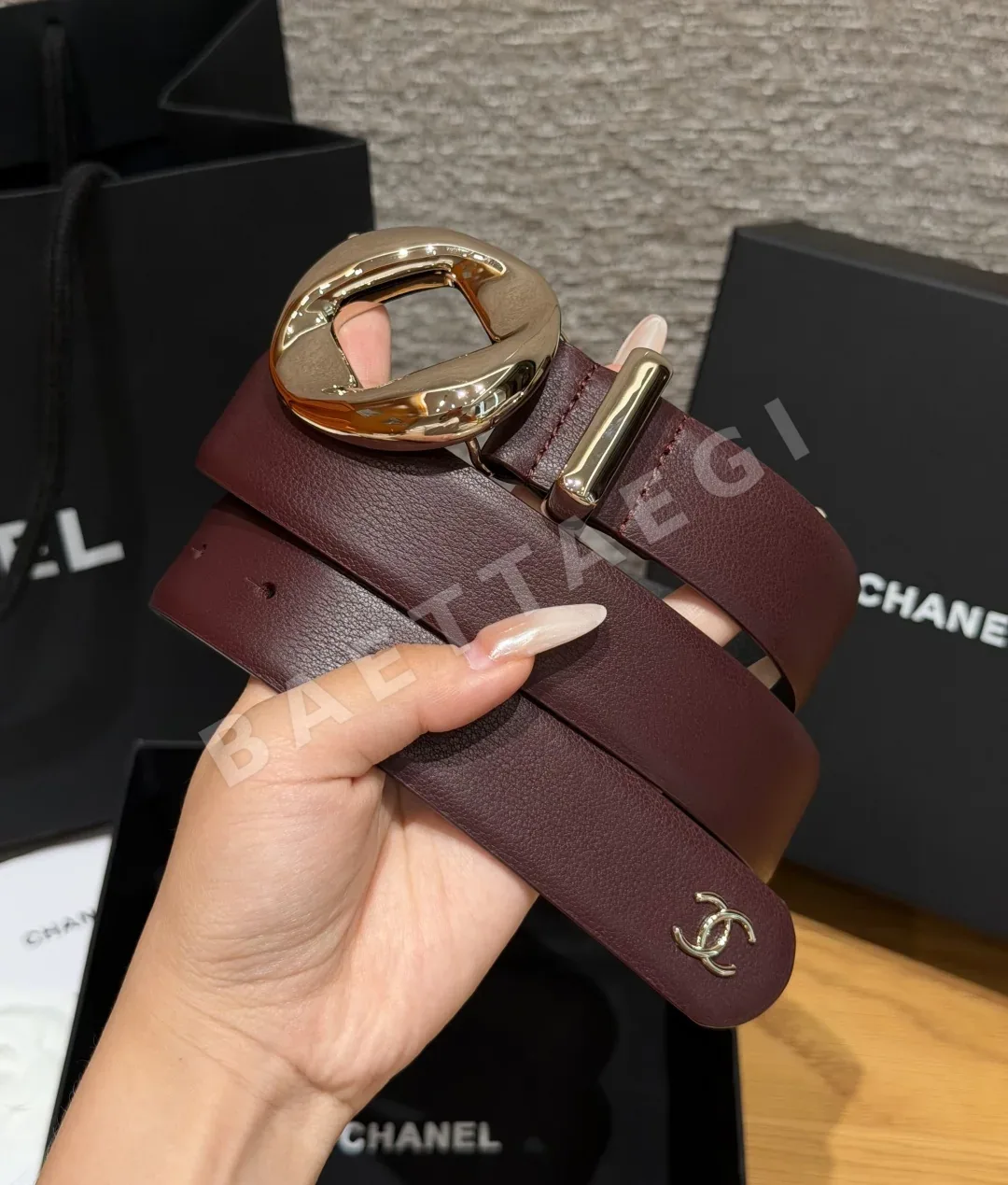 샤넬 레더 30mm 벨트 상세 이미지 2