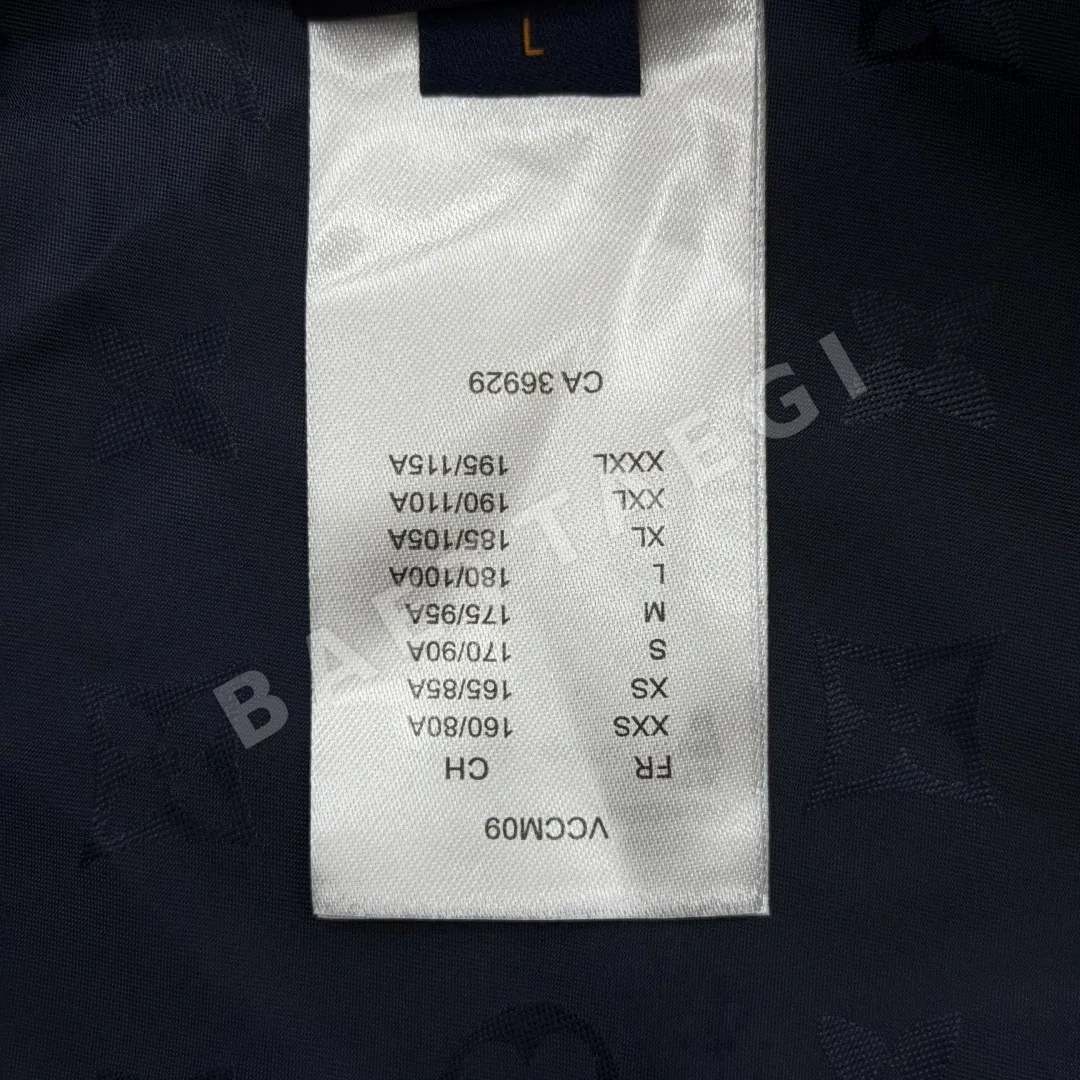 루이비통 LV 스트라이프 코튼 니트 베이스볼 자켓 상세 이미지 9