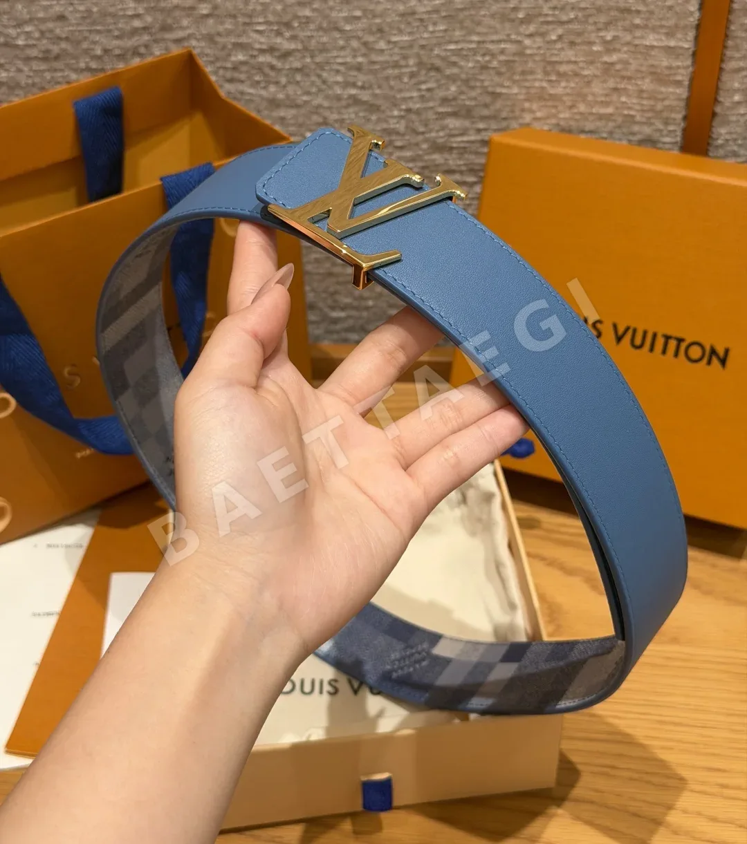 루이비통 DIMENSION 40mm 리버시블 벨트 상세 이미지 5