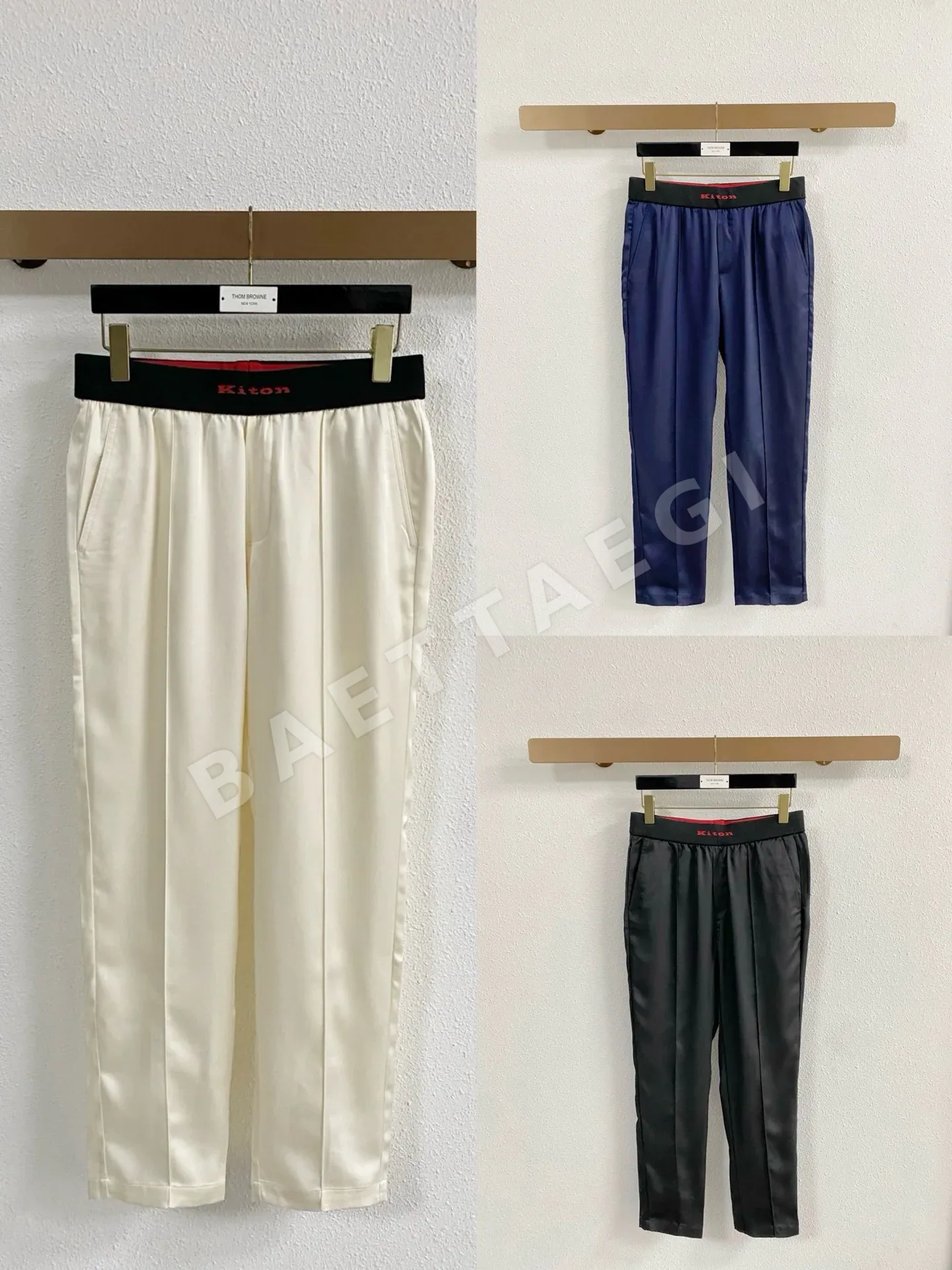키톤 린넨 혼방 남성 바지 상세 이미지 9