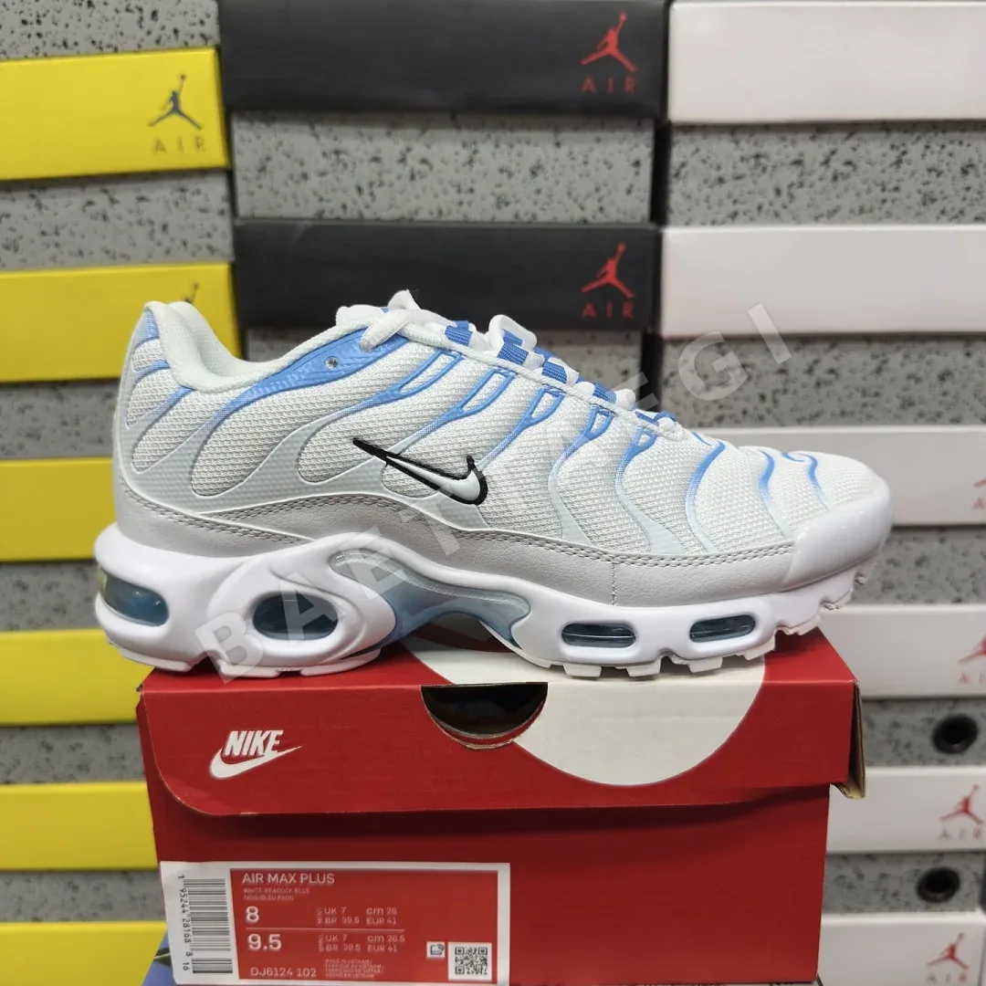 나이키 [BD] 에어 맥스 플러스 화이트 블루 블랙 DJ6124-102 201916 Nike Air Max Plus