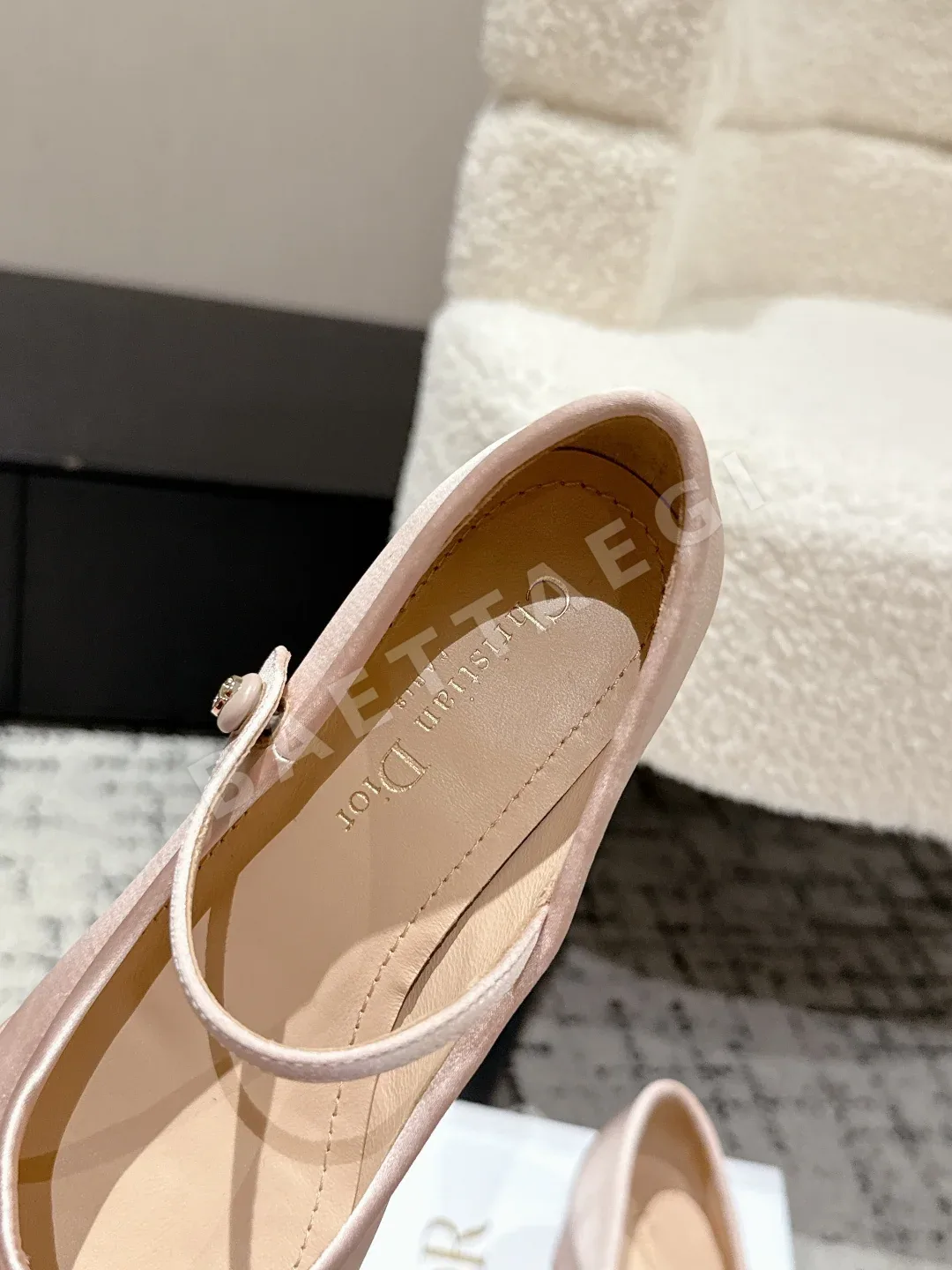 디올 뉴 보우 발레 플랫 신발 8585 상세 이미지 8